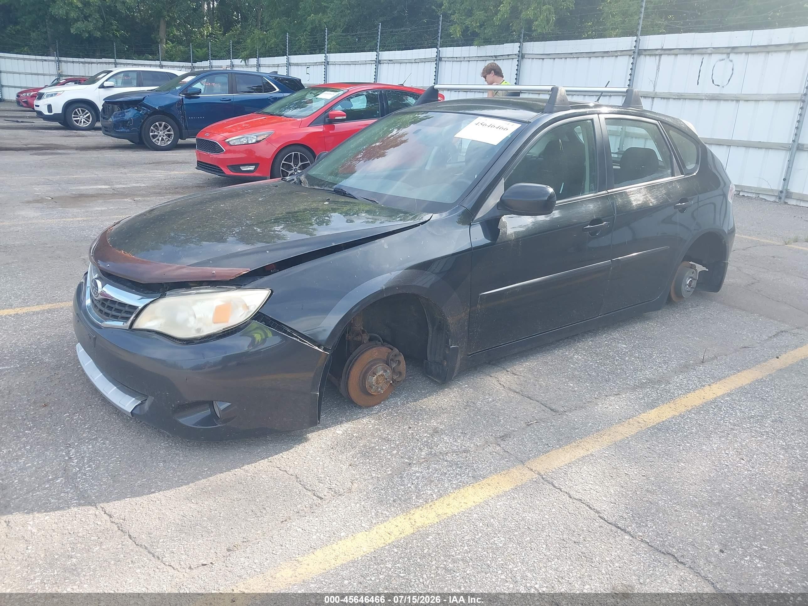 2008 Subaru Impreza Wagon (natl) Outback Sport Black vin: JF1GH63648H816416