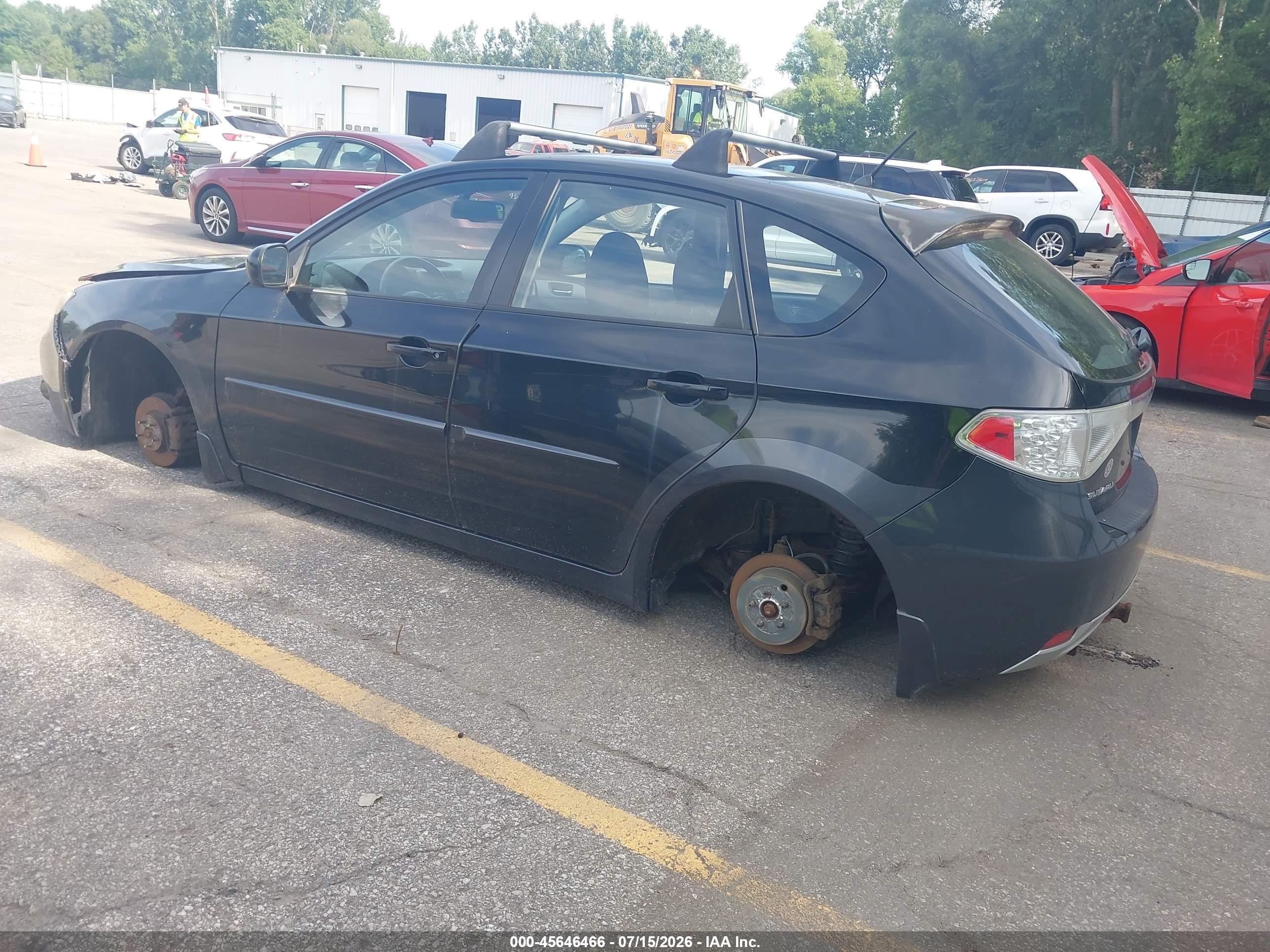 2008 Subaru Impreza Wagon (natl) Outback Sport Black vin: JF1GH63648H816416
