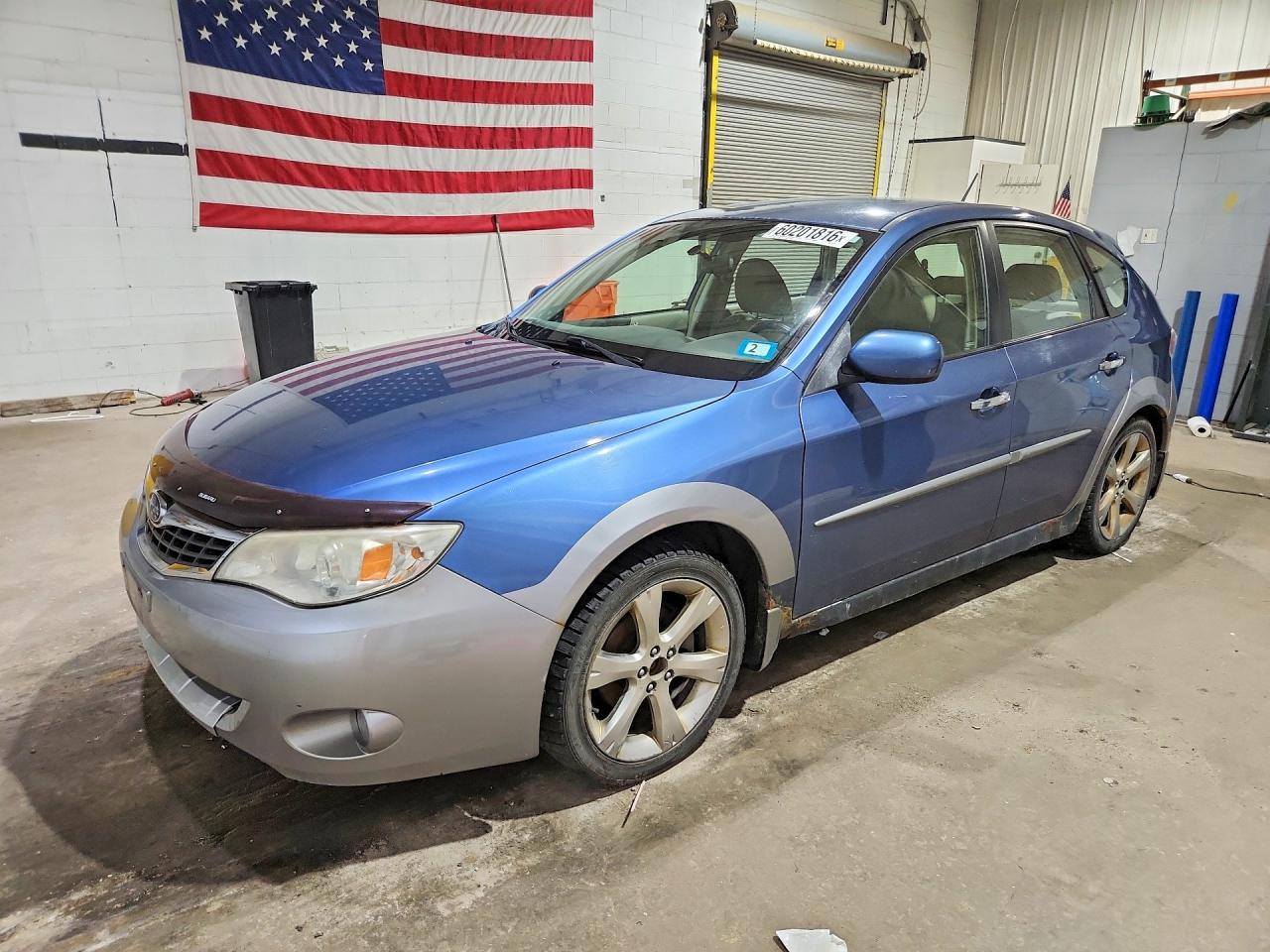 2009 Subaru Impreza Outback Sport Blue vin: JF1GH63649H811699