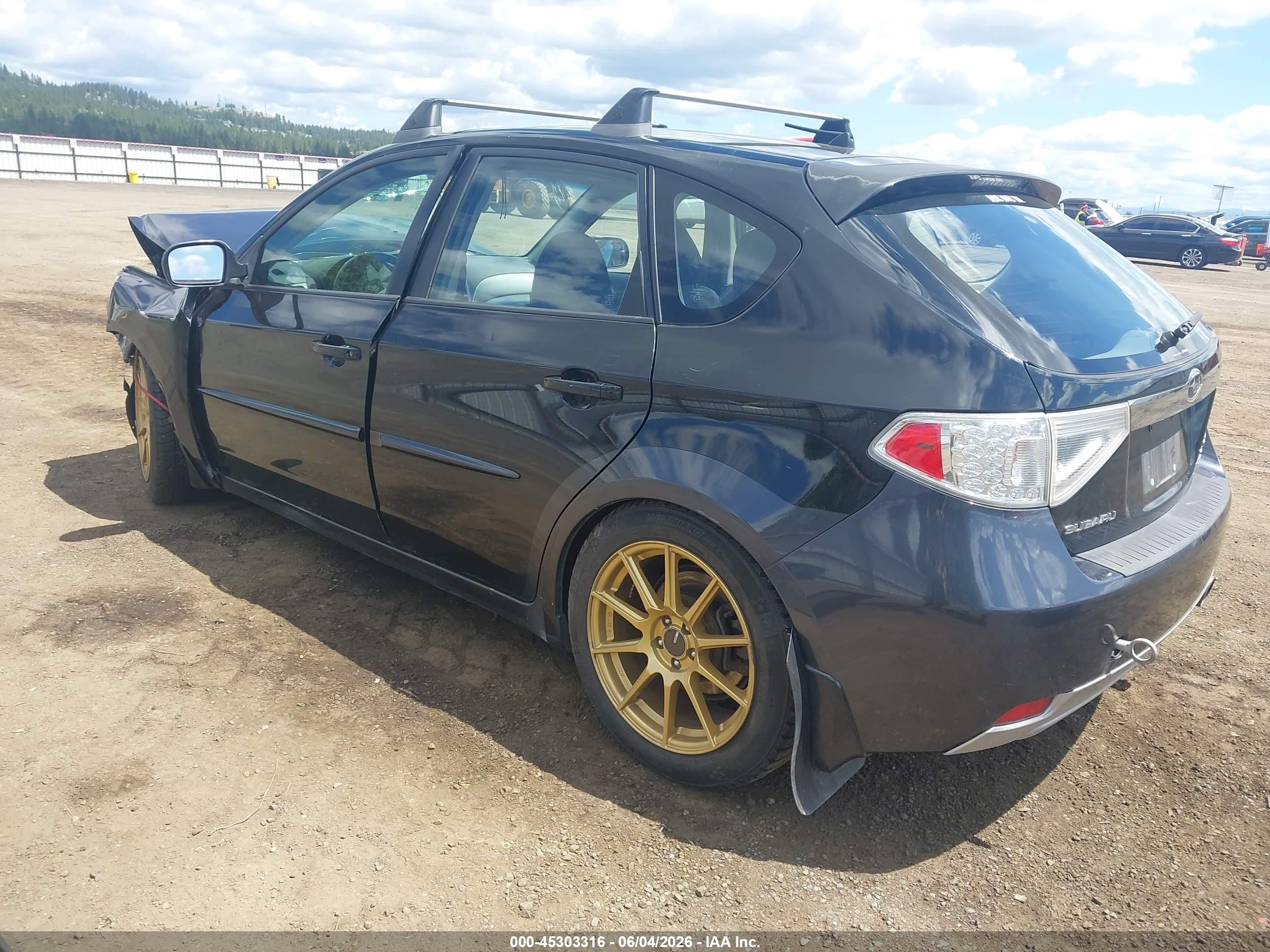 2008 Subaru Impreza Outback Sport Black vin: JF1GH63668G830064