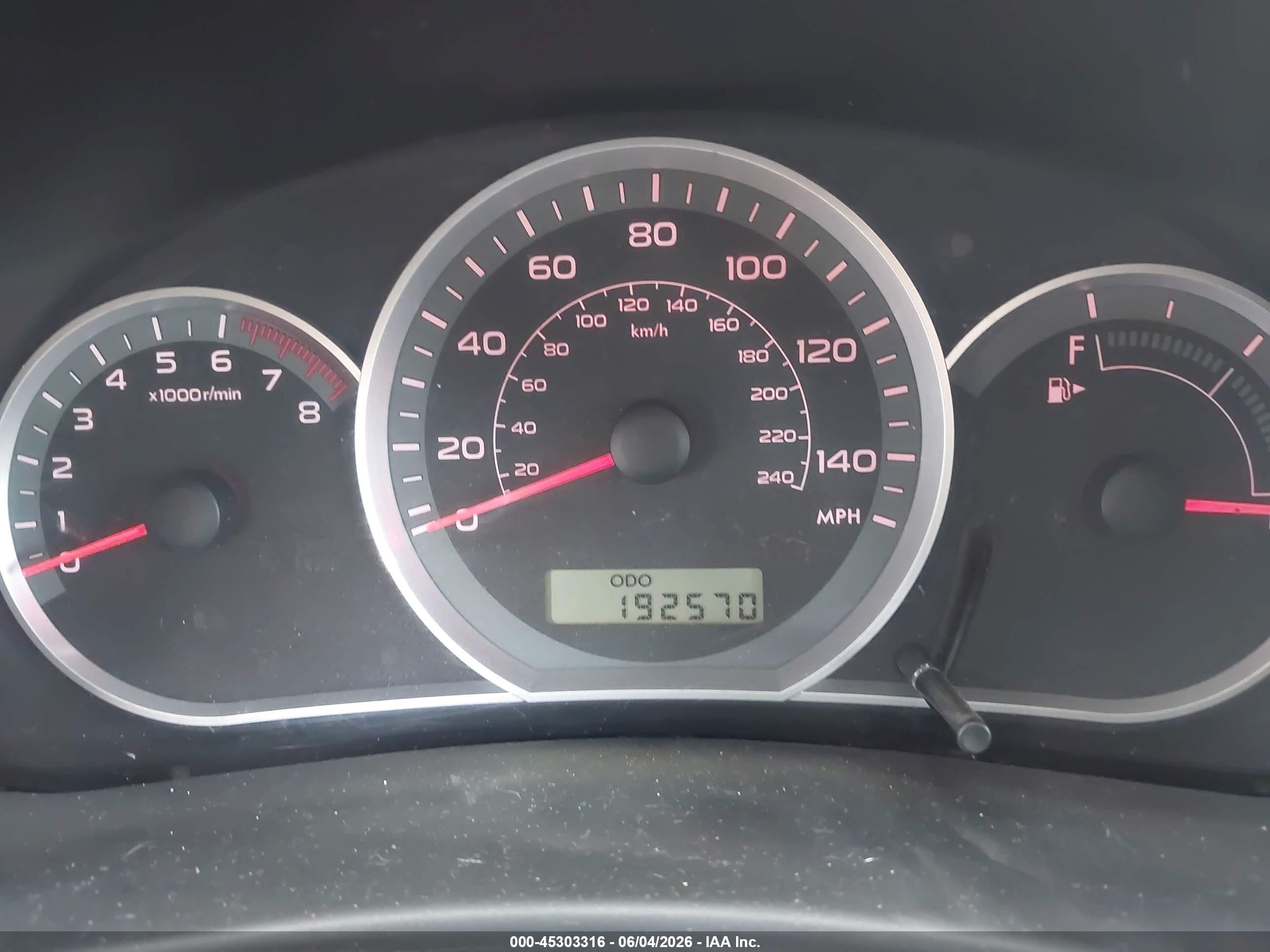 2008 Subaru Impreza Outback Sport Black vin: JF1GH63668G830064