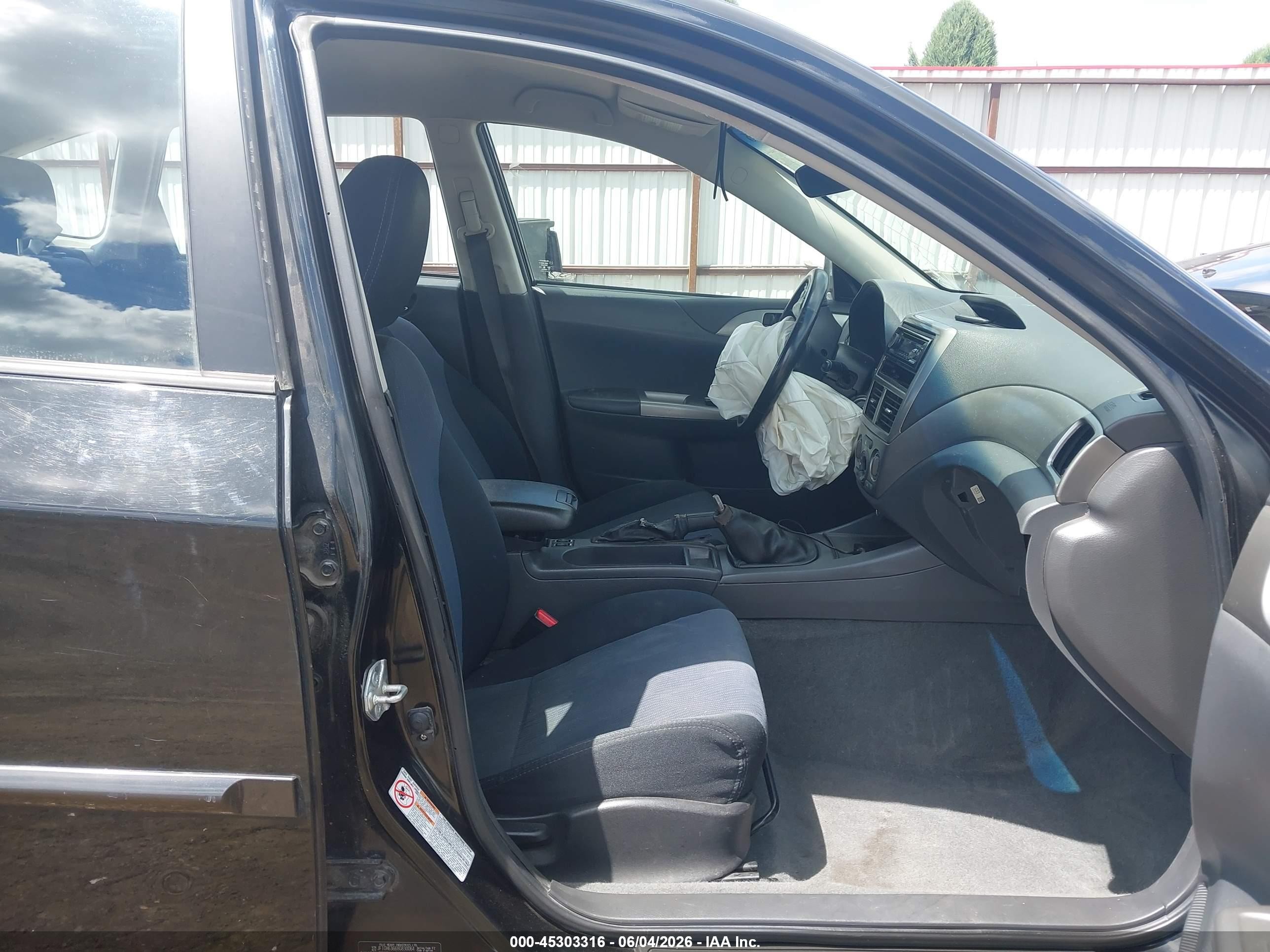 2008 Subaru Impreza Outback Sport Black vin: JF1GH63668G830064