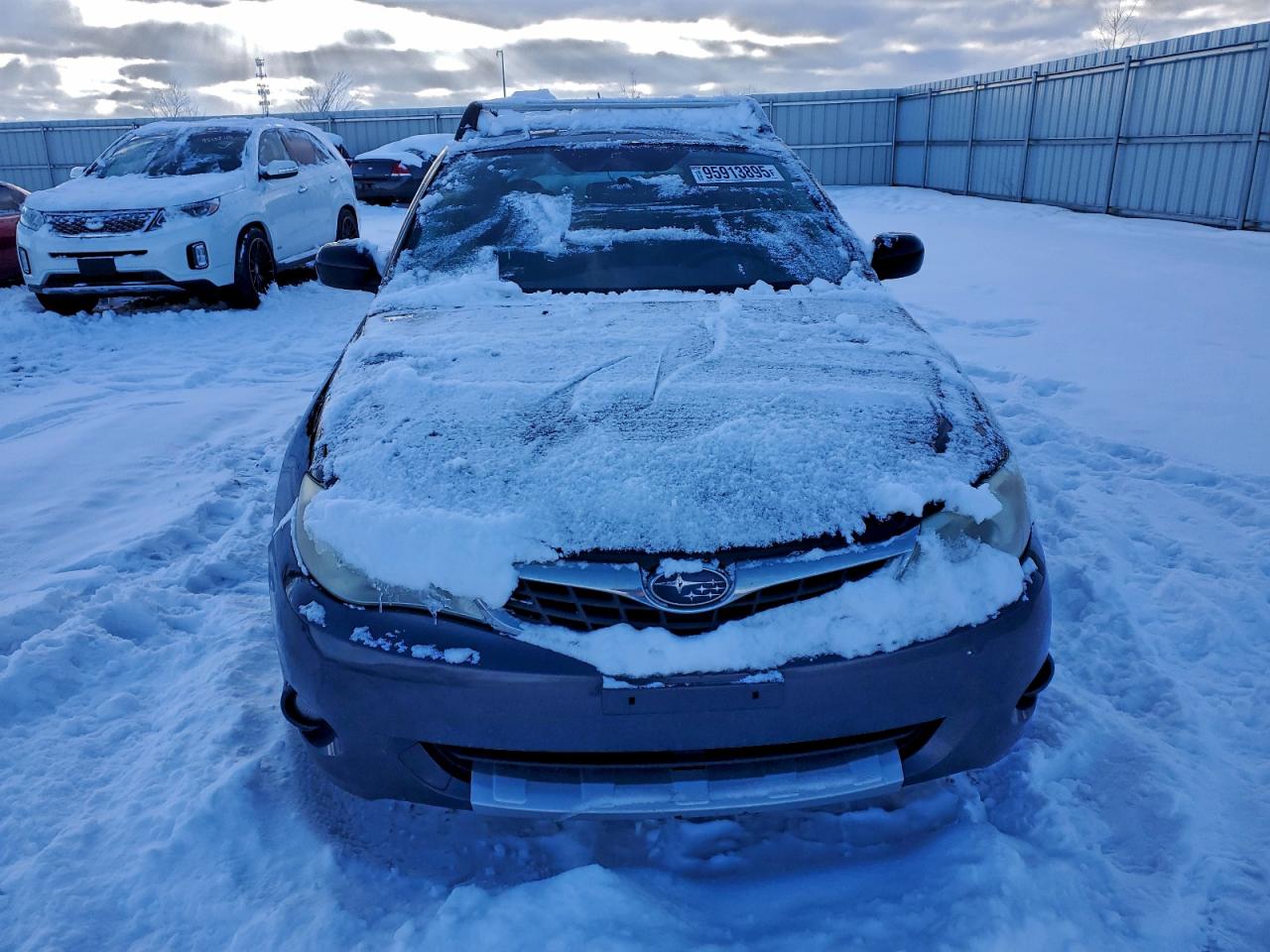 2008 Subaru Impreza Outback Sport Черный vin: JF1GH63668H836263