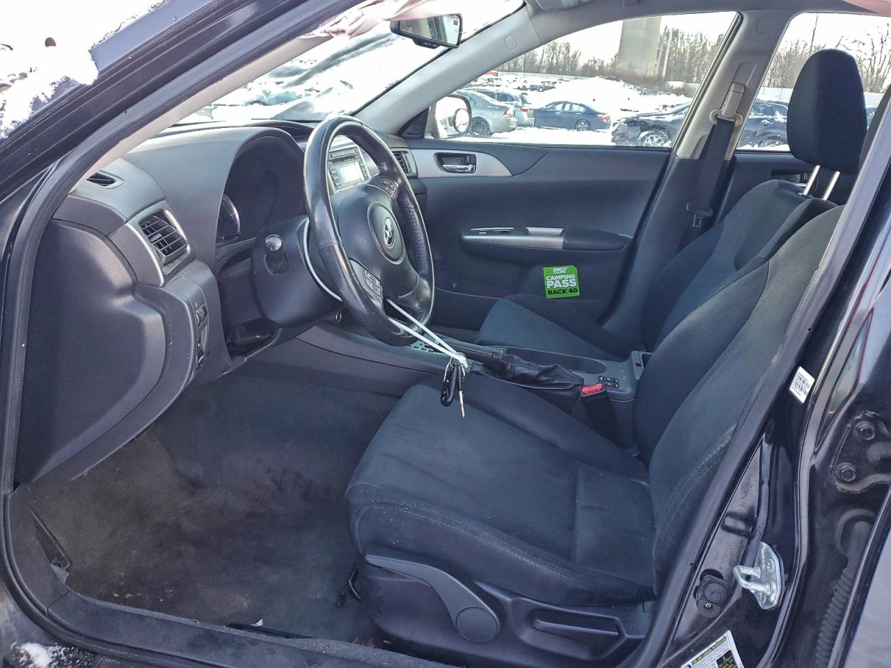 2008 Subaru Impreza Outback Sport Черный vin: JF1GH63668H836263
