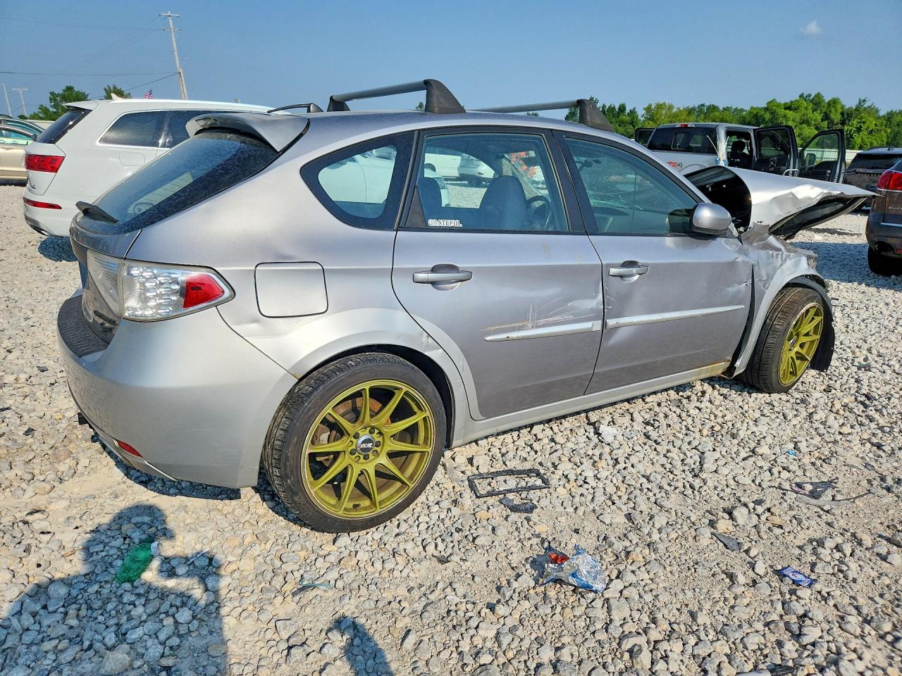 2008 Subaru Impreza Outback Sport Silver vin: JF1GH63678H826552