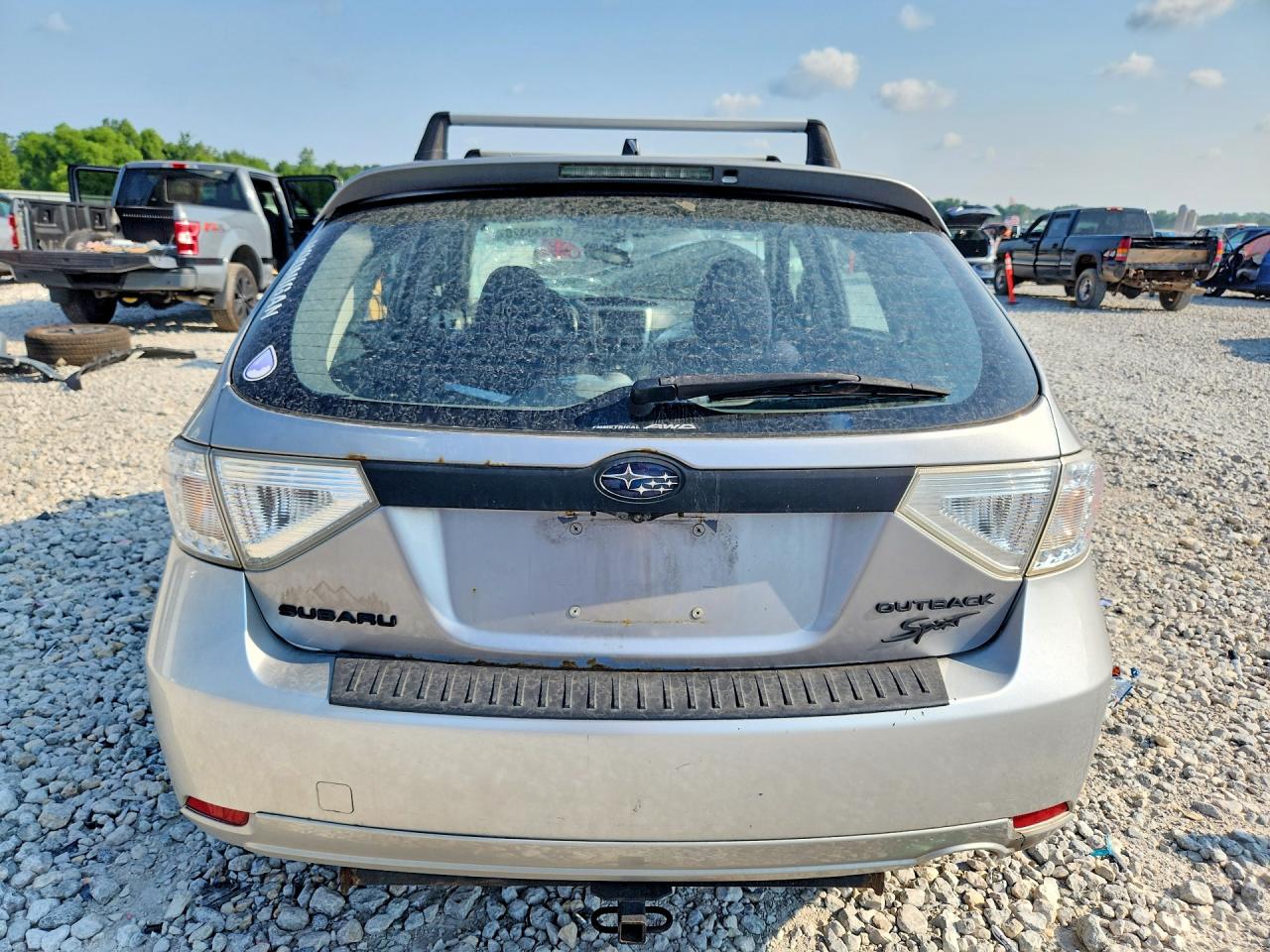 2008 Subaru Impreza Outback Sport Silver vin: JF1GH63678H826552