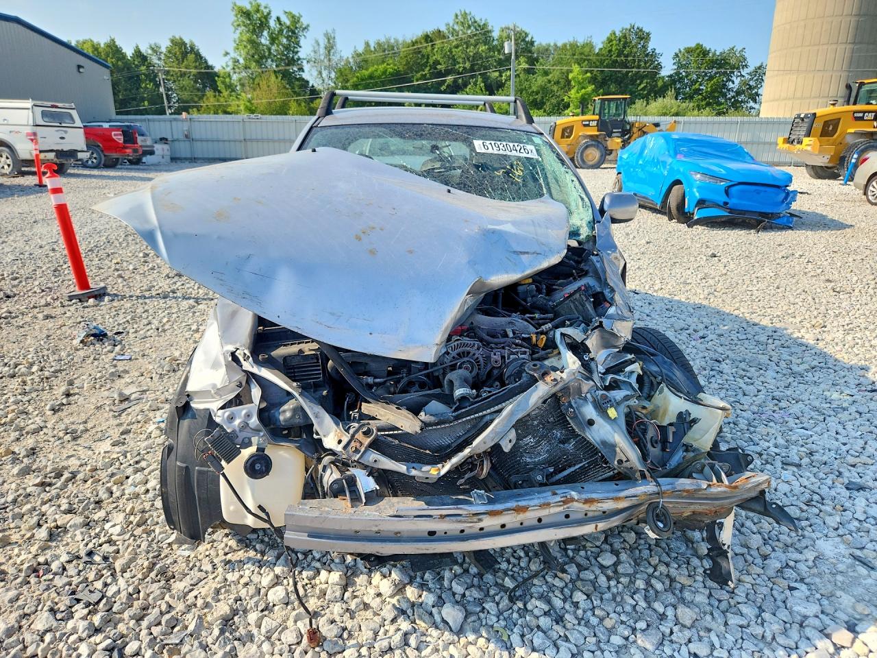 2008 Subaru Impreza Outback Sport Silver vin: JF1GH63678H826552