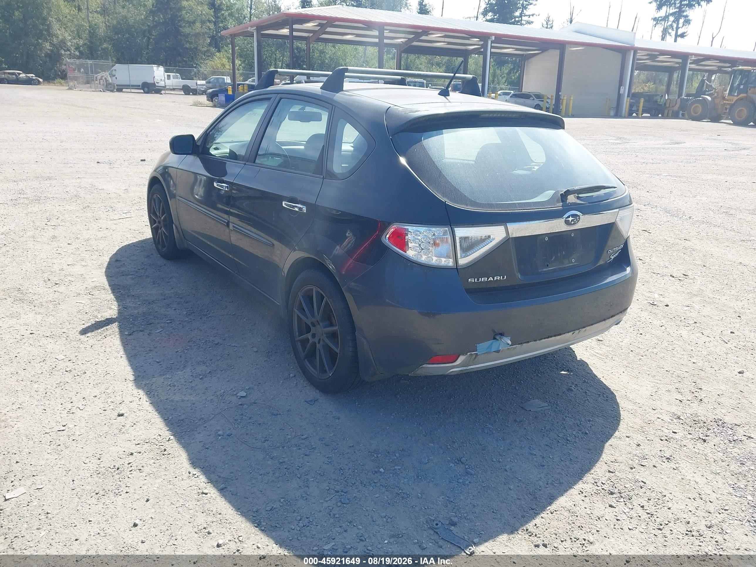 2009 Subaru Impreza Outback Sport Black vin: JF1GH63679G816188