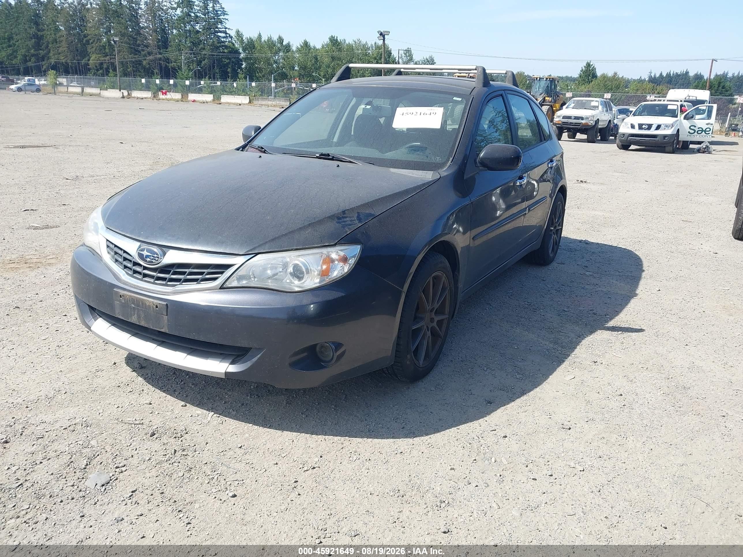 2009 Subaru Impreza Outback Sport Black vin: JF1GH63679G816188