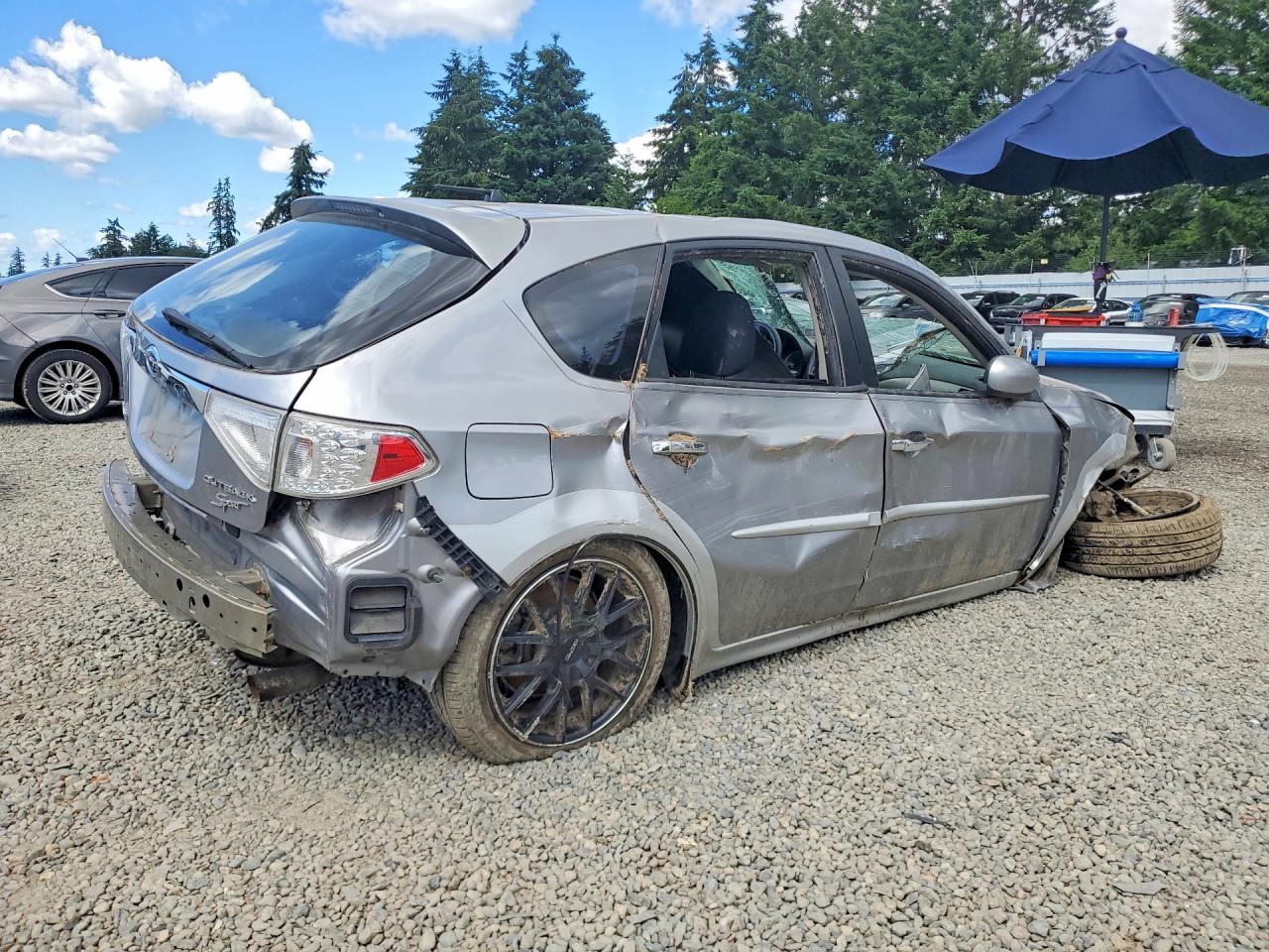 2009 Subaru Impreza Outback Sport Silver vin: JF1GH63689H800477