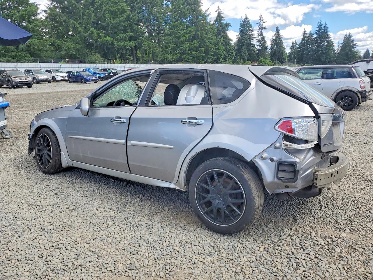 2009 Subaru Impreza Outback Sport Silver vin: JF1GH63689H800477