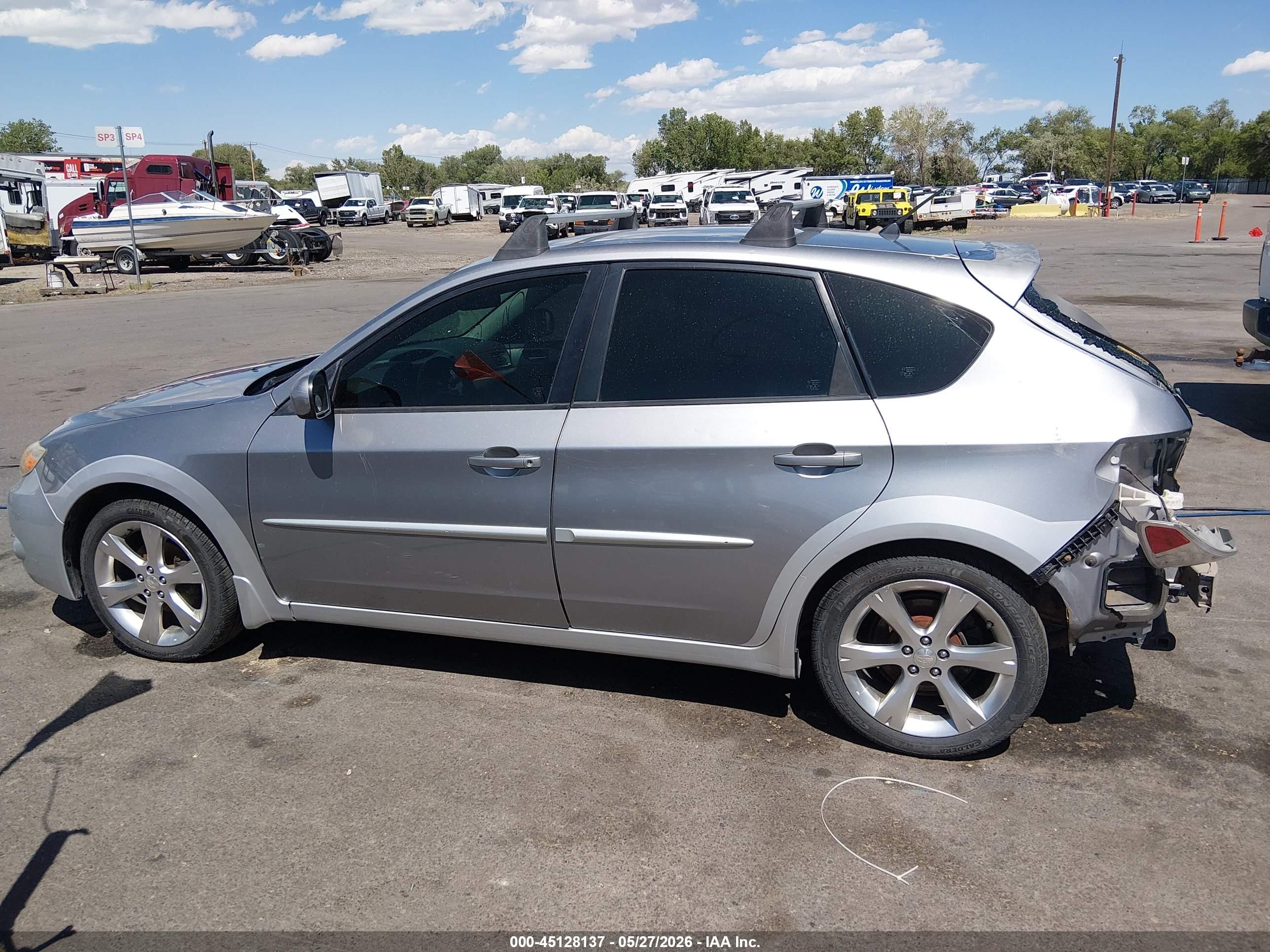 2008 Subaru Impreza Outback Sport   Silver vin: JF1GH63698G838014