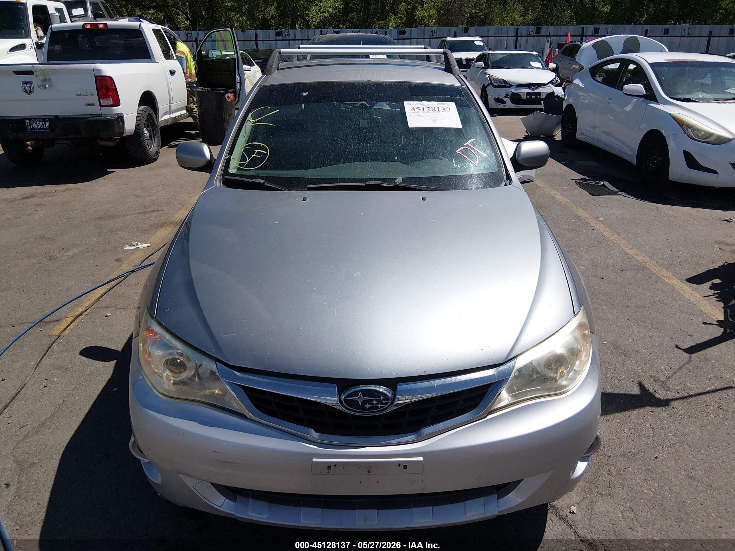 2008 Subaru Impreza Outback Sport   Silver vin: JF1GH63698G838014