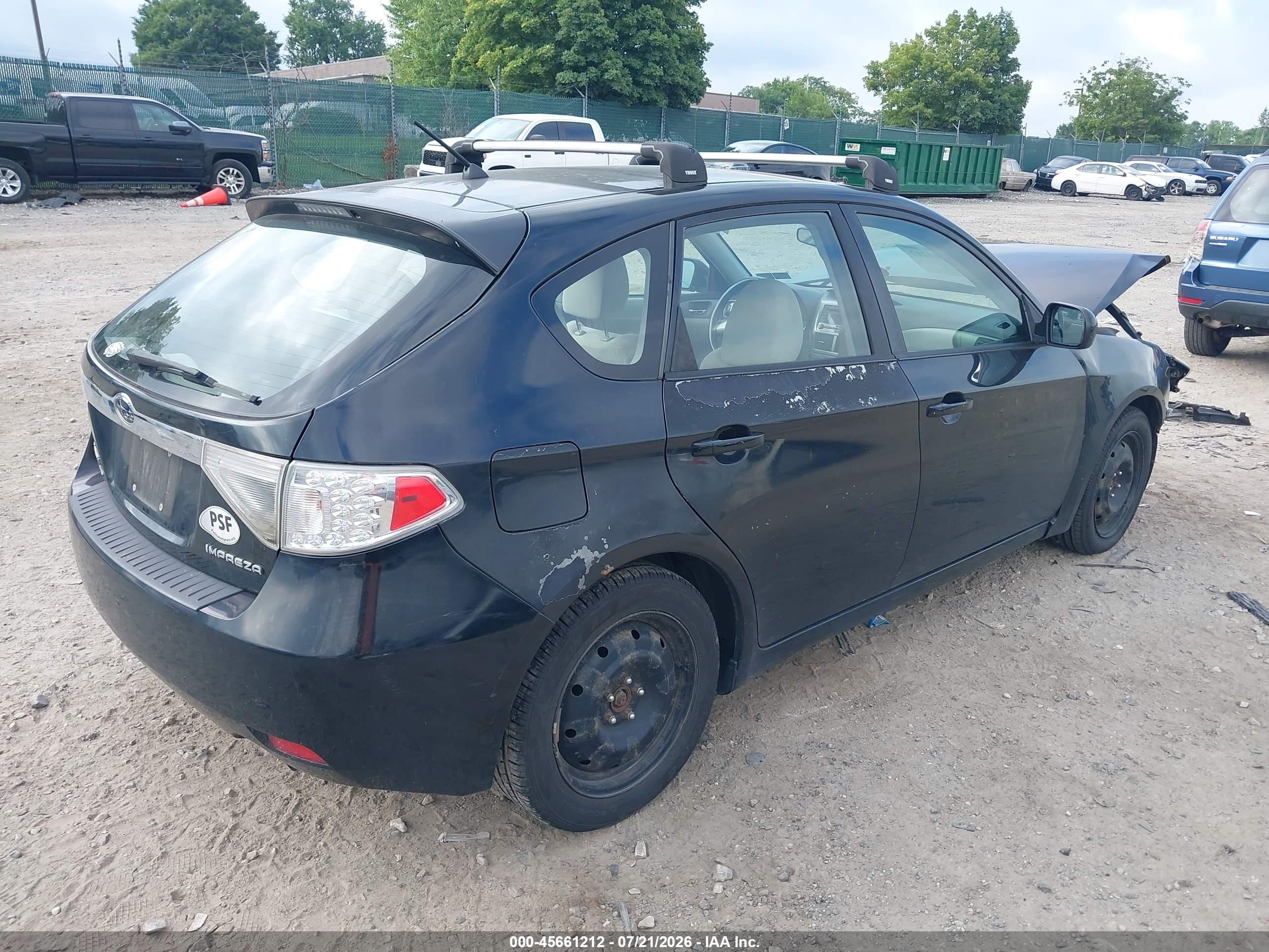 2010 Subaru Impreza 2.5i Black vin: JF1GH6A60AH804188