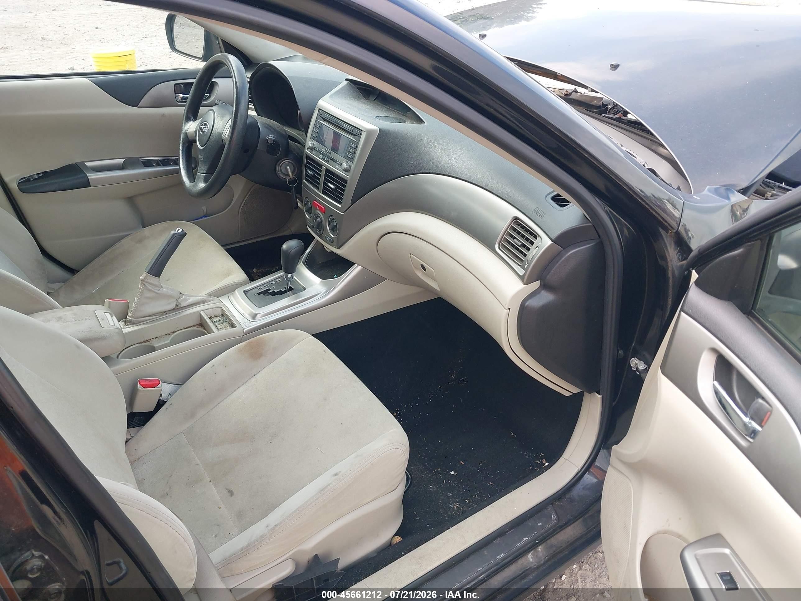 2010 Subaru Impreza 2.5i Black vin: JF1GH6A60AH804188