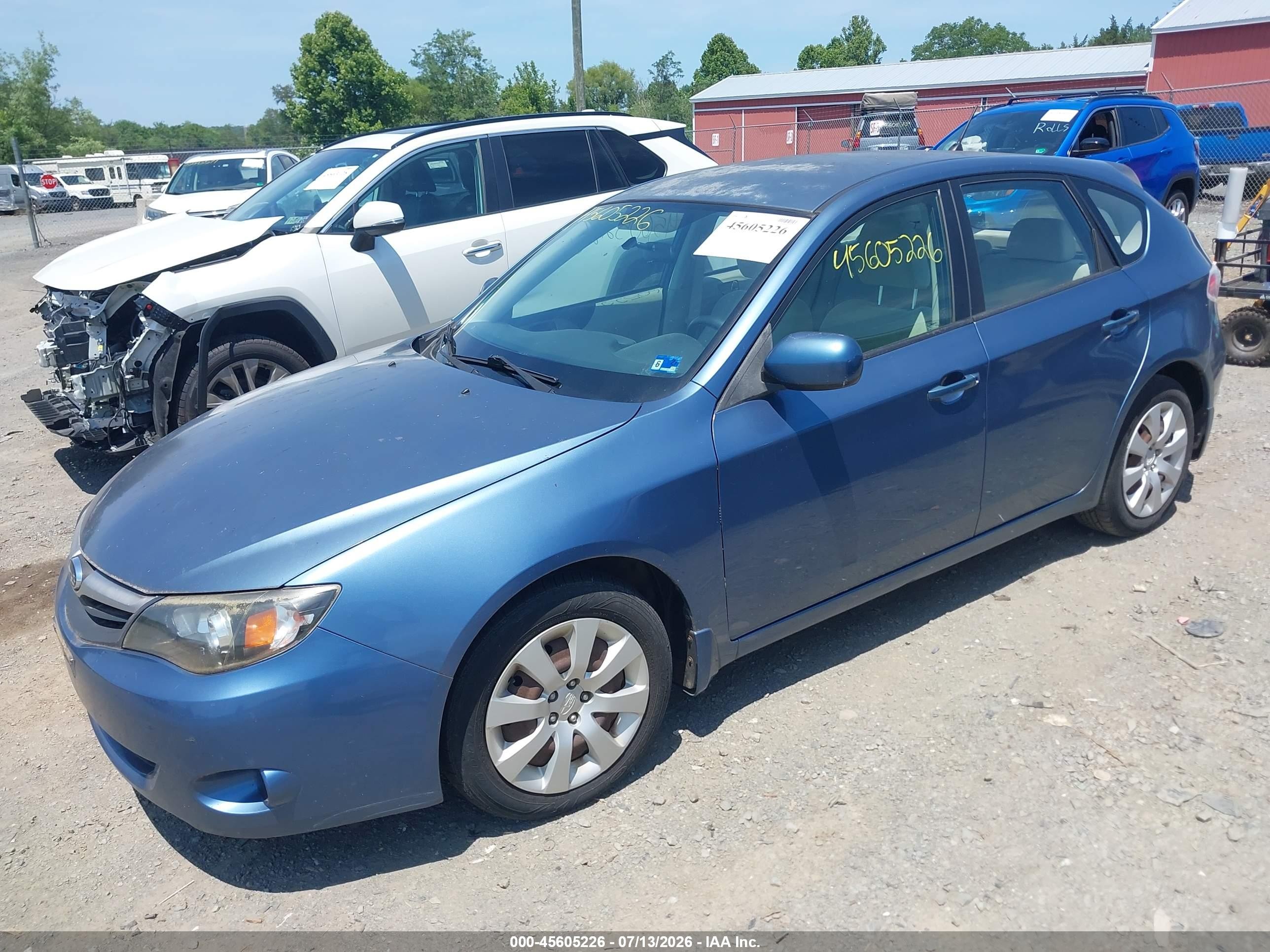 2010 Subaru Impreza 2.5i Синий vin: JF1GH6A60AH815823
