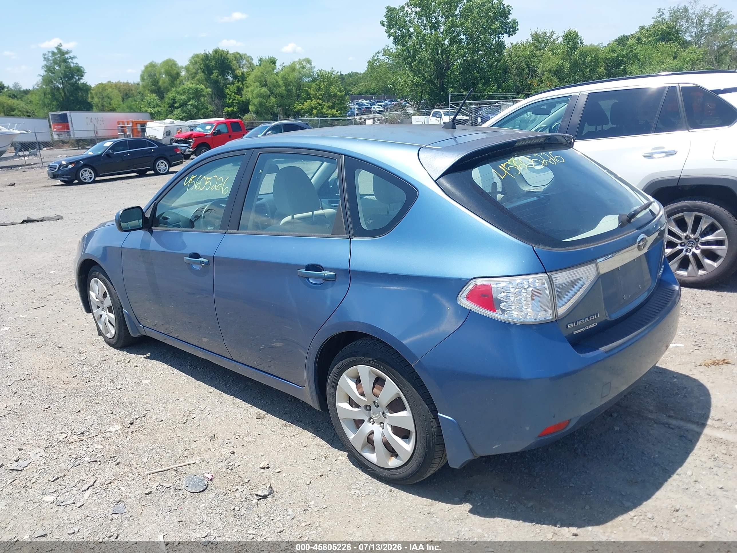 2010 Subaru Impreza 2.5i Синий vin: JF1GH6A60AH815823