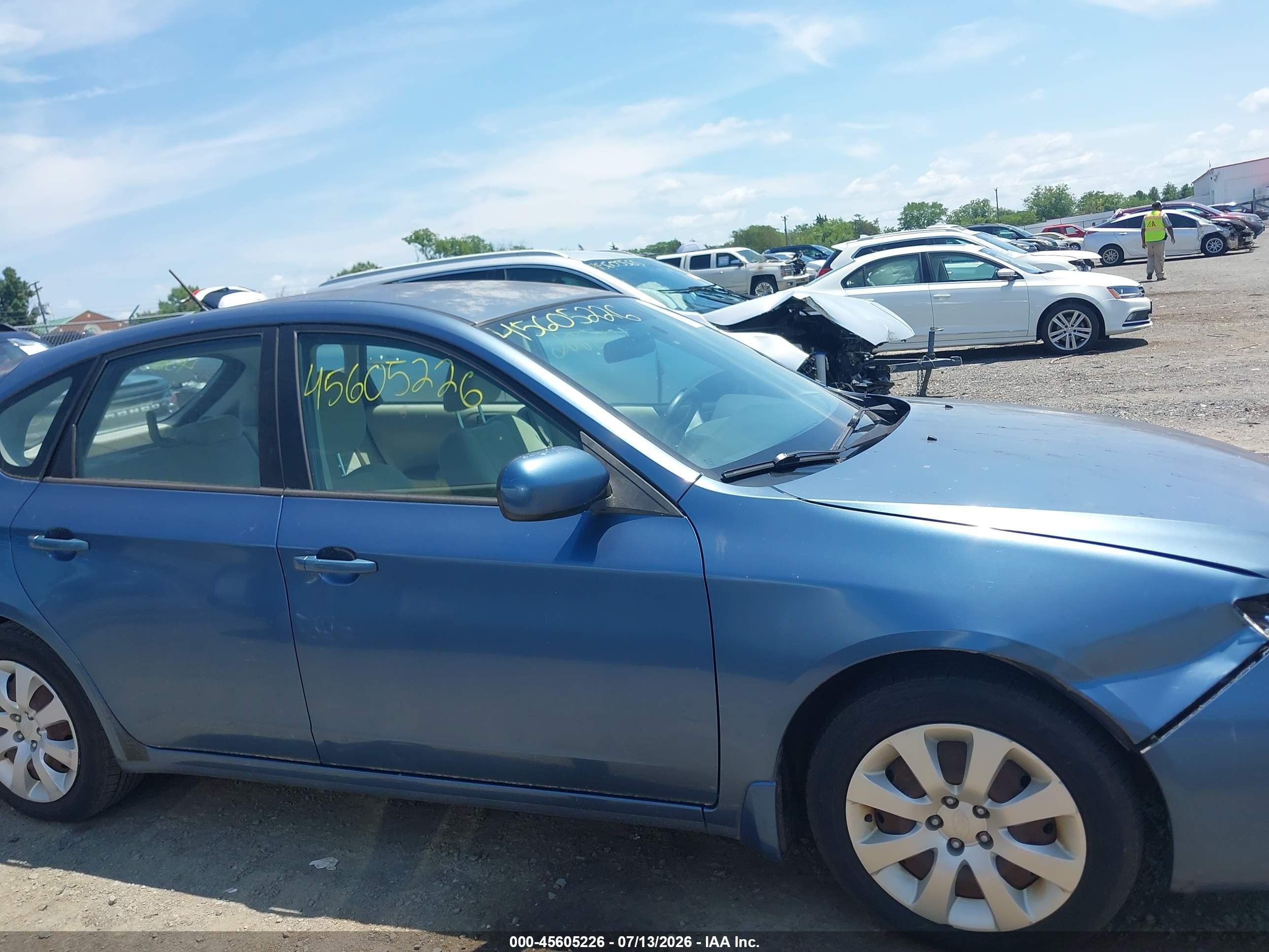 2010 Subaru Impreza 2.5i Синий vin: JF1GH6A60AH815823