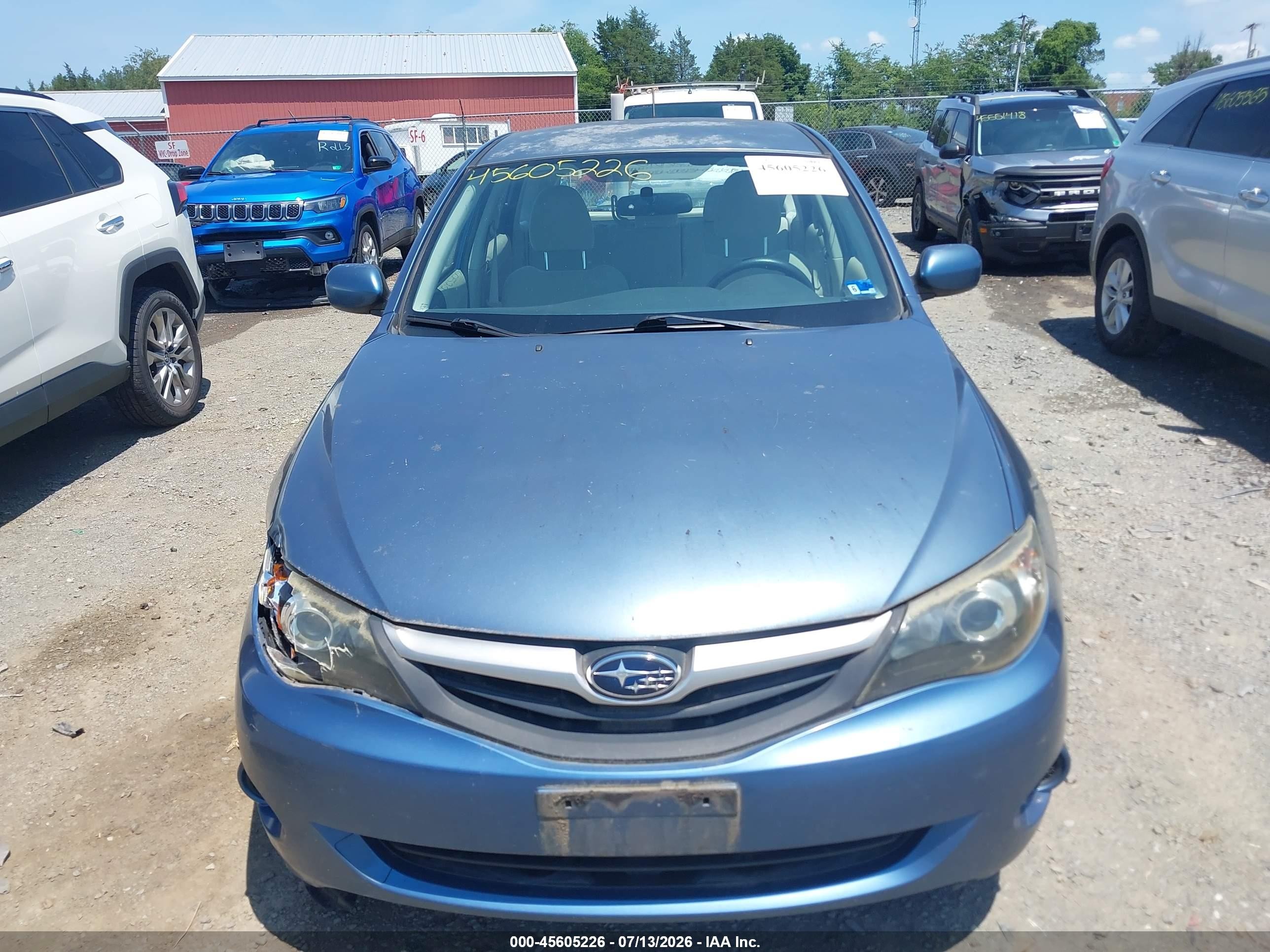2010 Subaru Impreza 2.5i Синий vin: JF1GH6A60AH815823