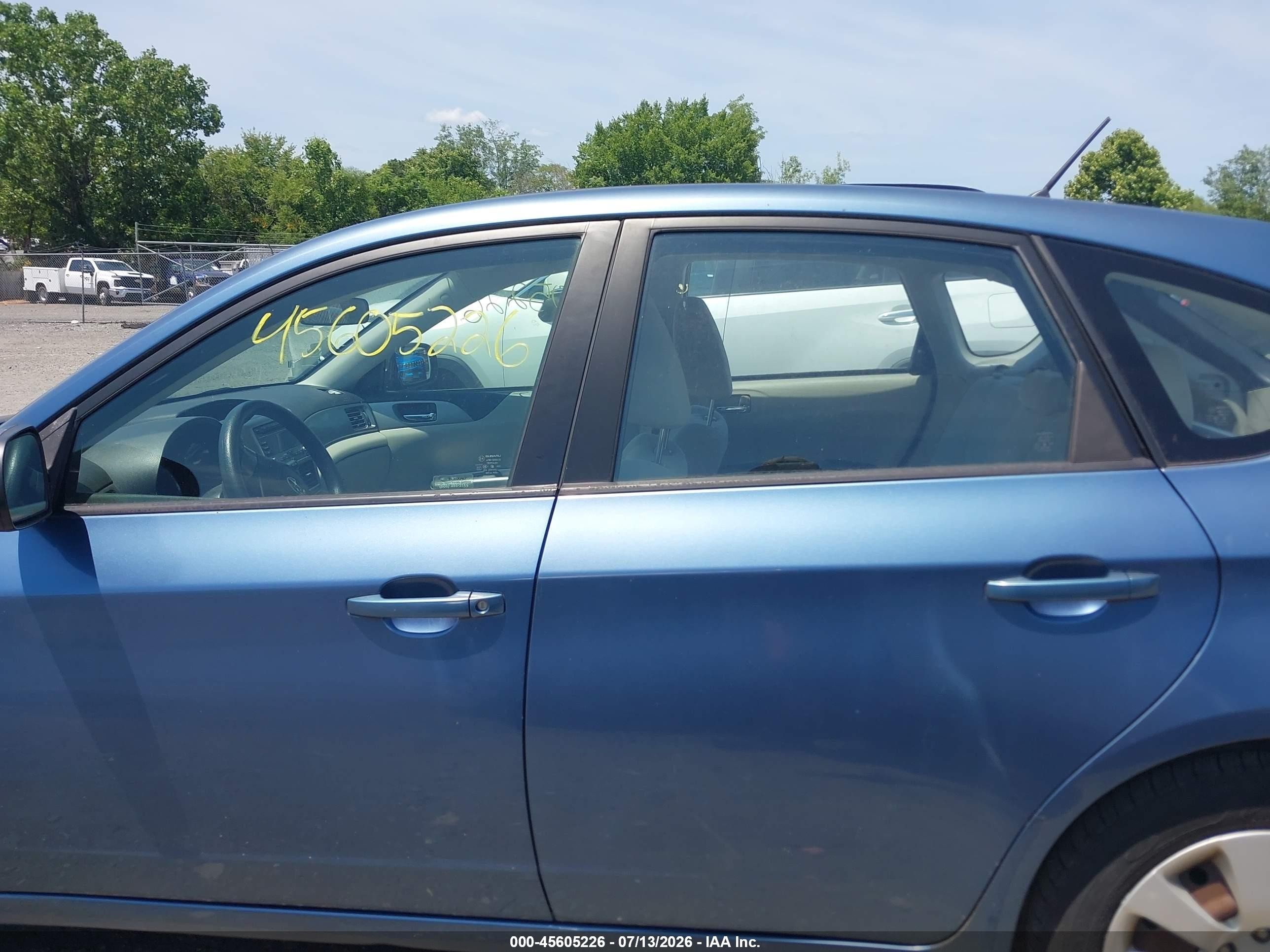 2010 Subaru Impreza 2.5i Синий vin: JF1GH6A60AH815823