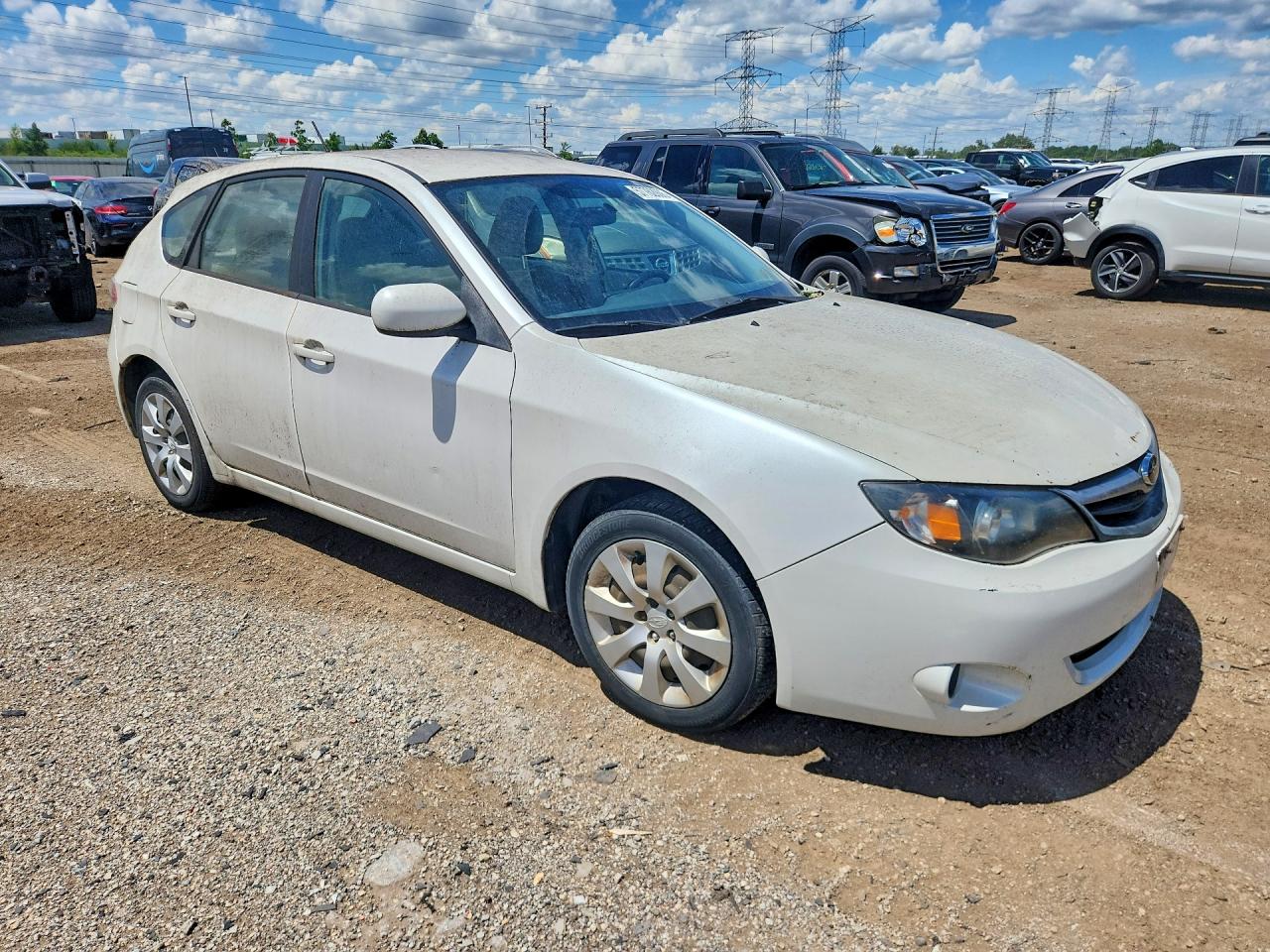 2011 Subaru Impreza 2.5i White vin: JF1GH6A62BH809331