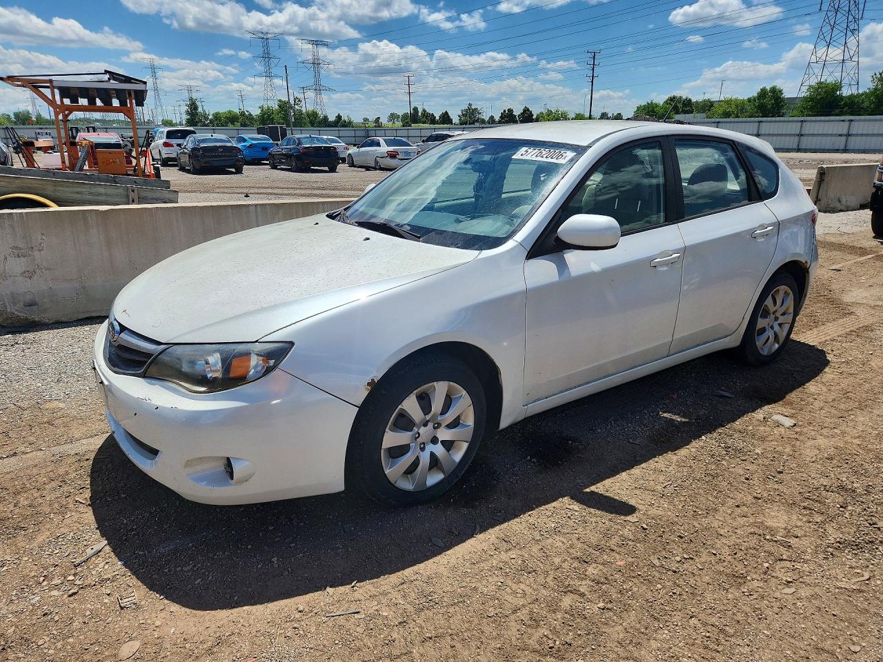 2011 Subaru Impreza 2.5i Белый vin: JF1GH6A62BH809331