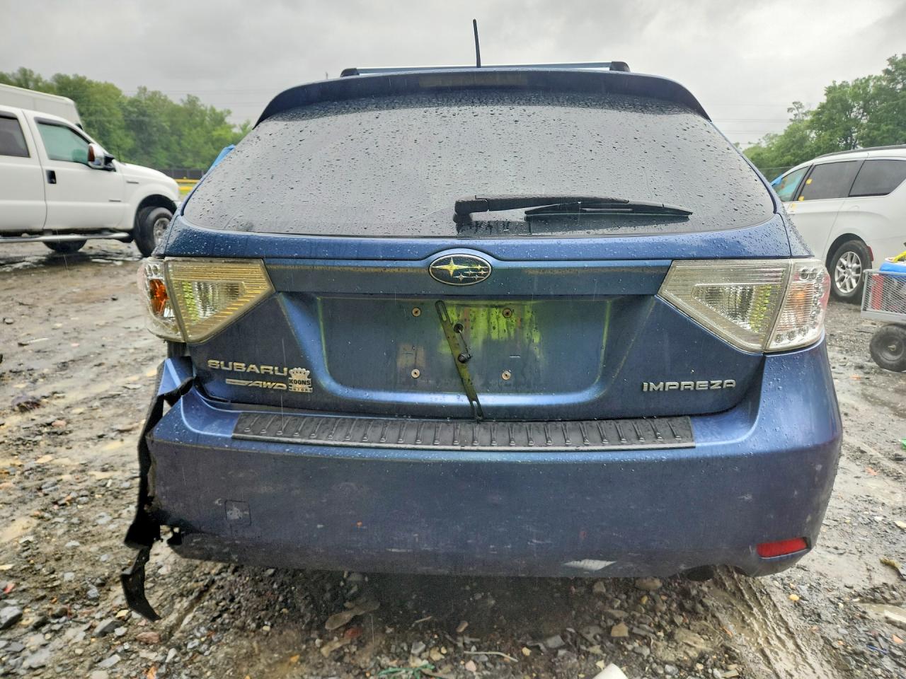 2011 Subaru Impreza 2.5i Синий vin: JF1GH6A62BH815453