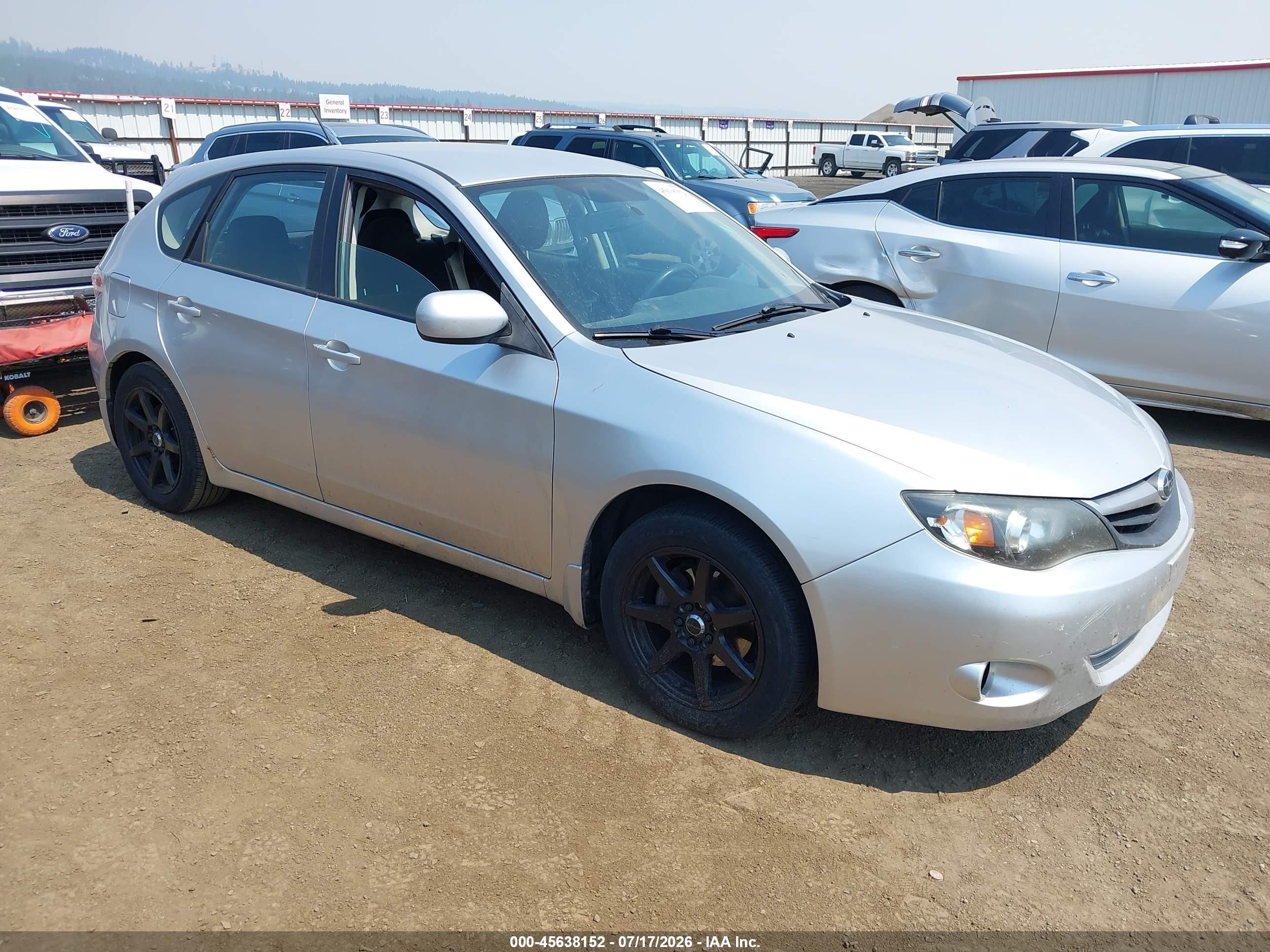 2010 Subaru Impreza 2.5i Silver vin: JF1GH6A63AH815833