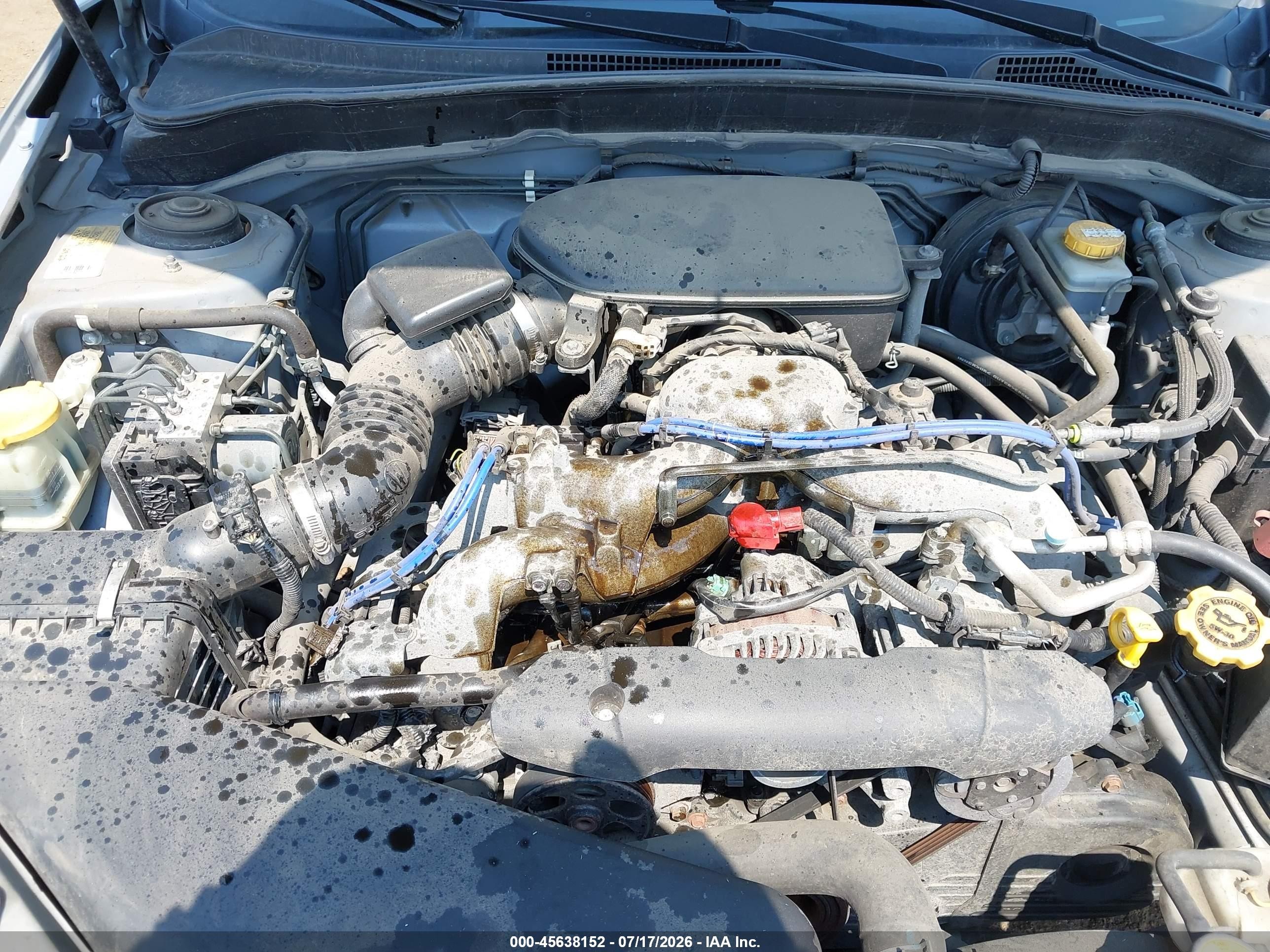 2010 Subaru Impreza 2.5i Silver vin: JF1GH6A63AH815833