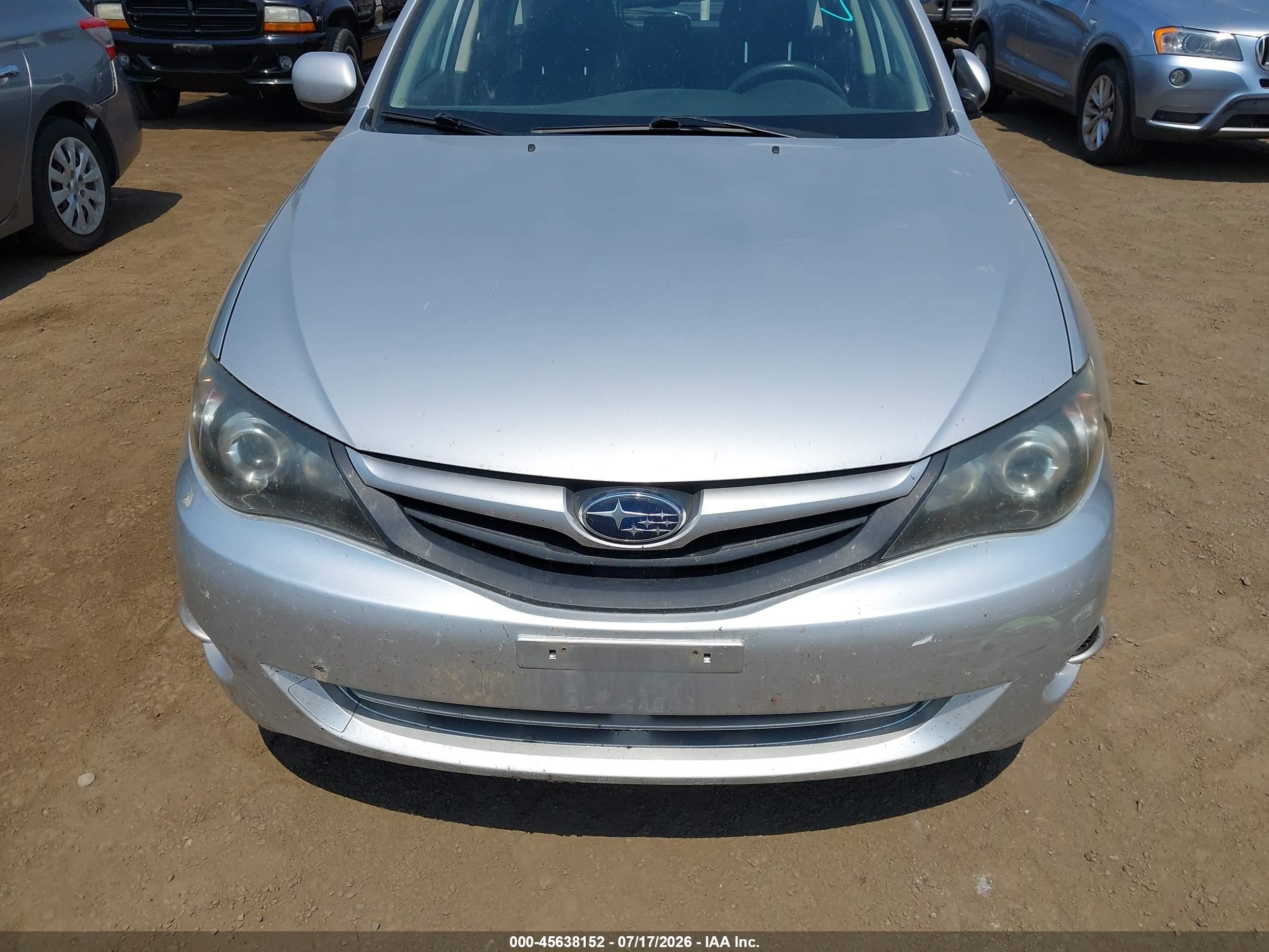 2010 Subaru Impreza 2.5i Silver vin: JF1GH6A63AH815833