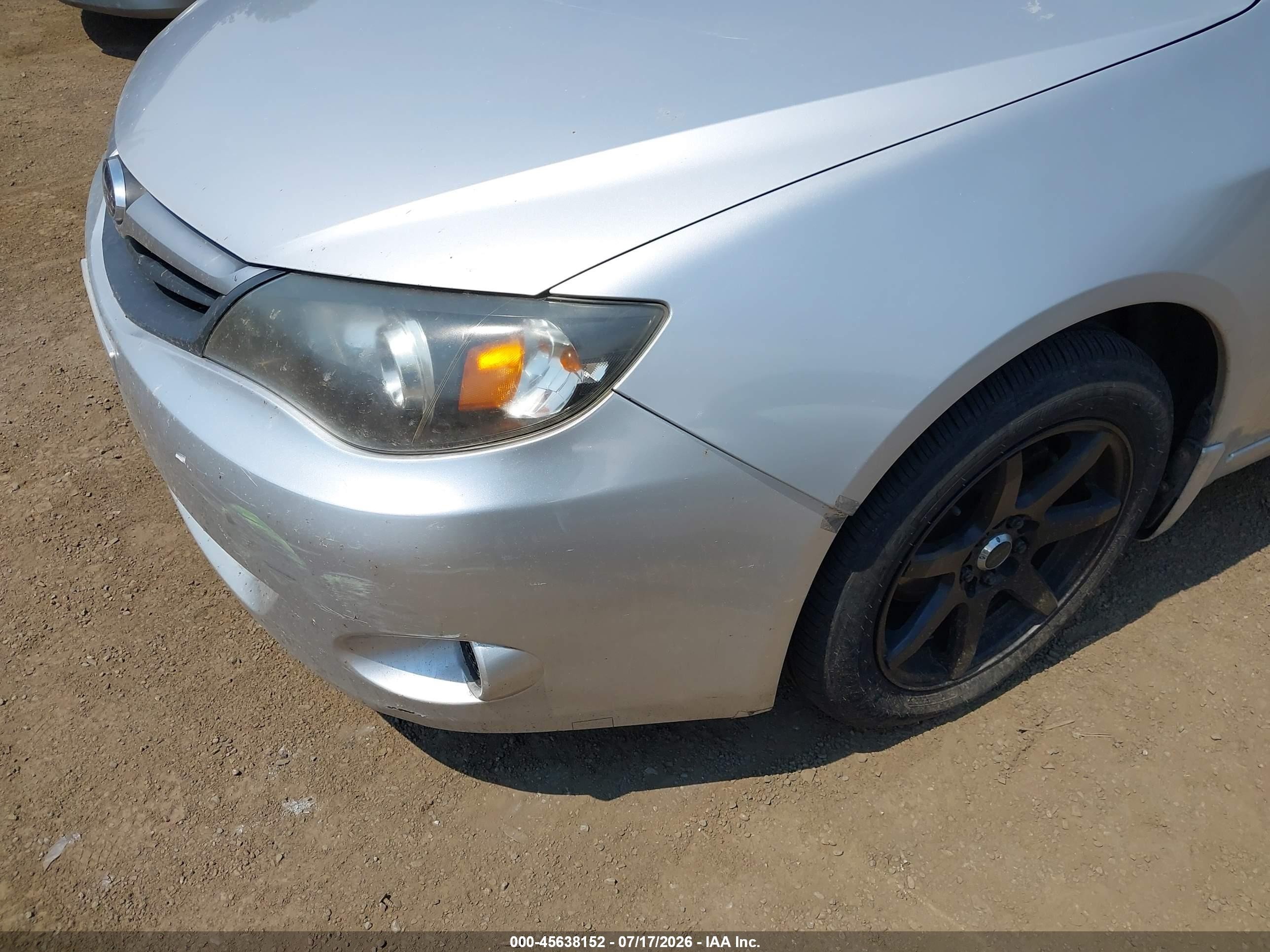 2010 Subaru Impreza 2.5i Silver vin: JF1GH6A63AH815833