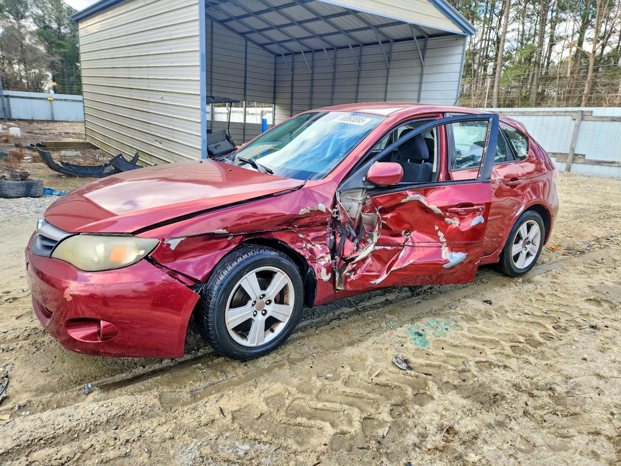 2010 Subaru Impreza 2.5i Бордовый vin: JF1GH6A63AH822460