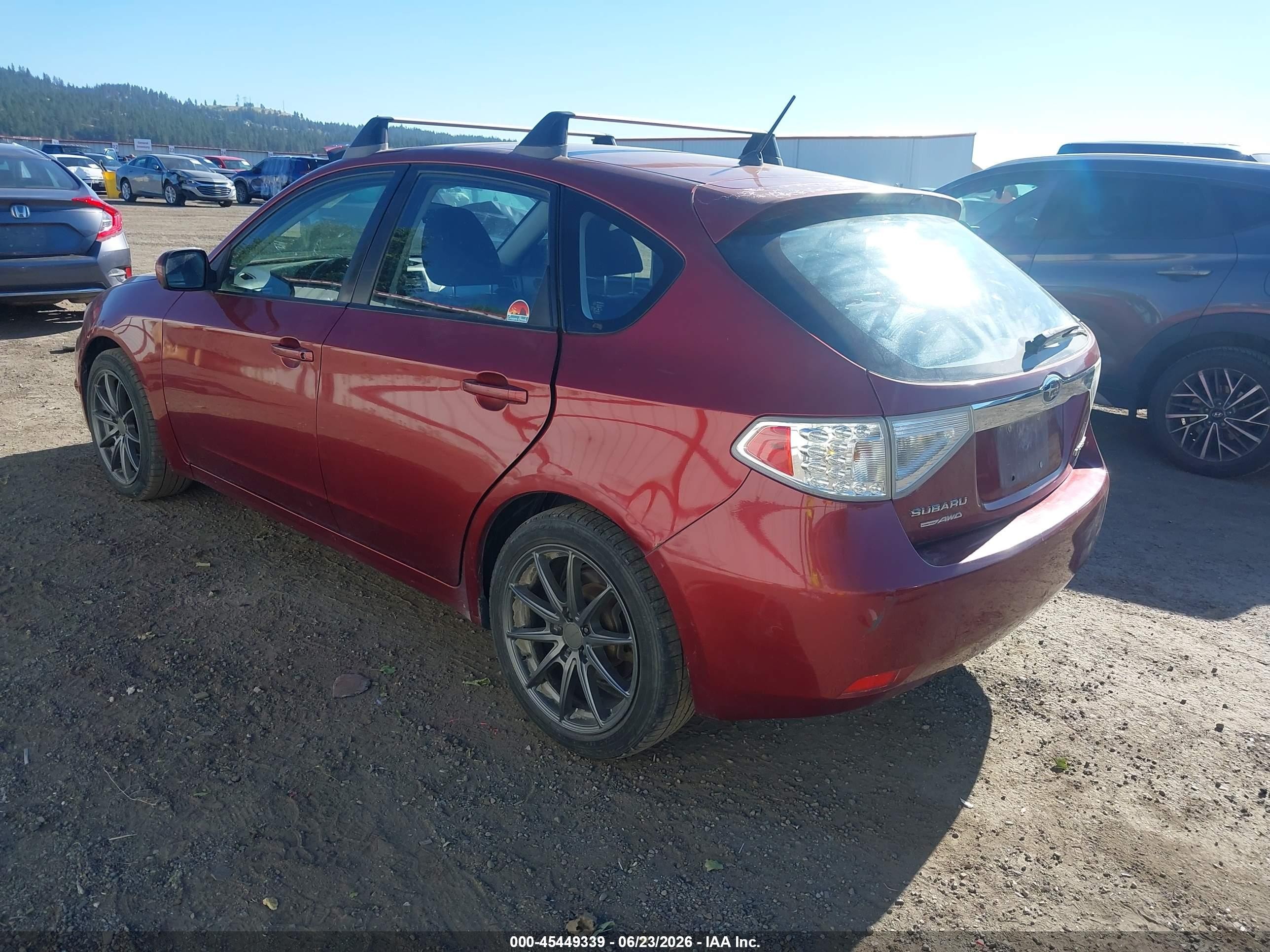 2010 Subaru Impreza 2.5i Темно-бордовый vin: JF1GH6A63AH822572