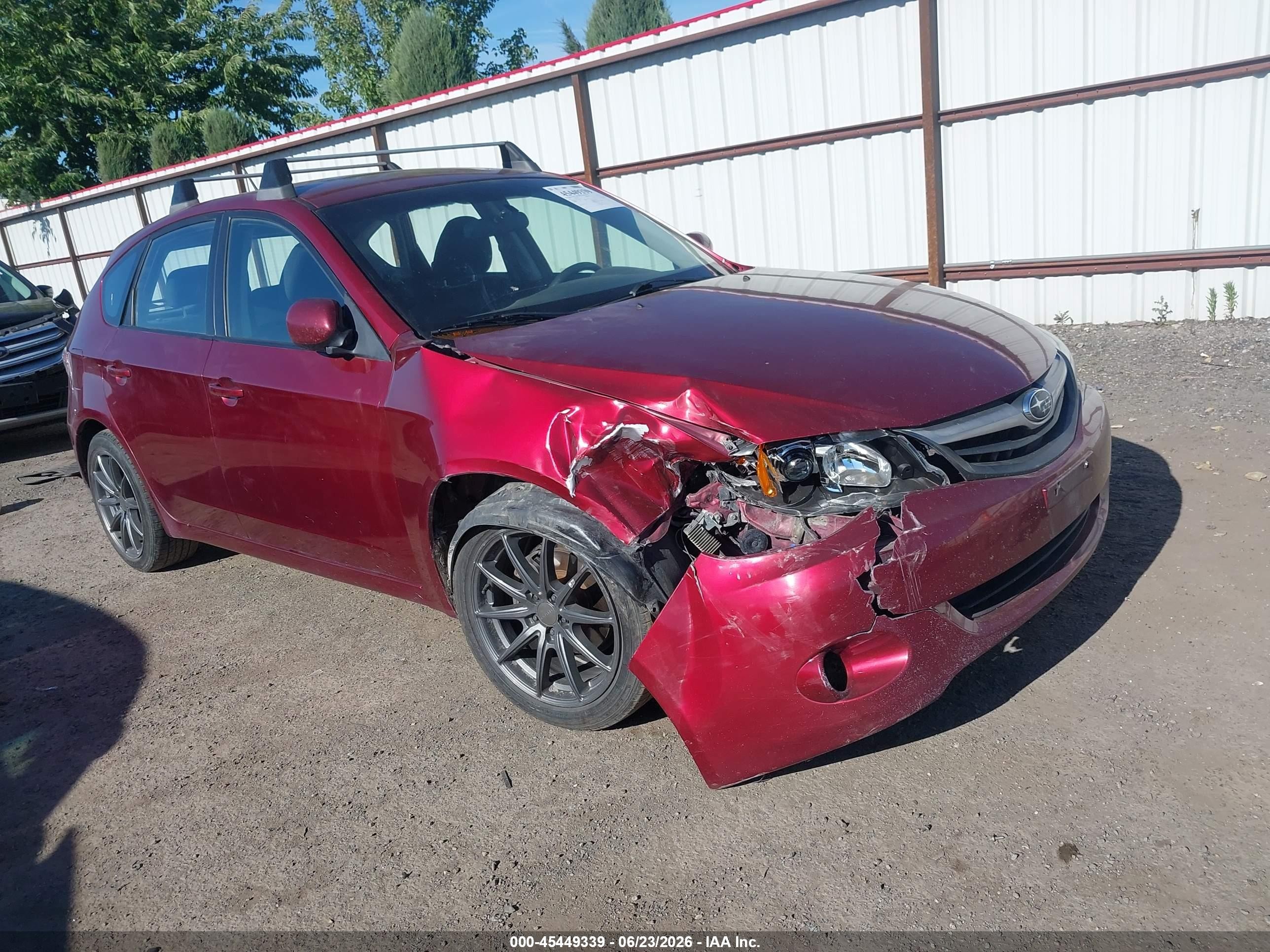 2010 Subaru Impreza 2.5i Темно-бордовый vin: JF1GH6A63AH822572