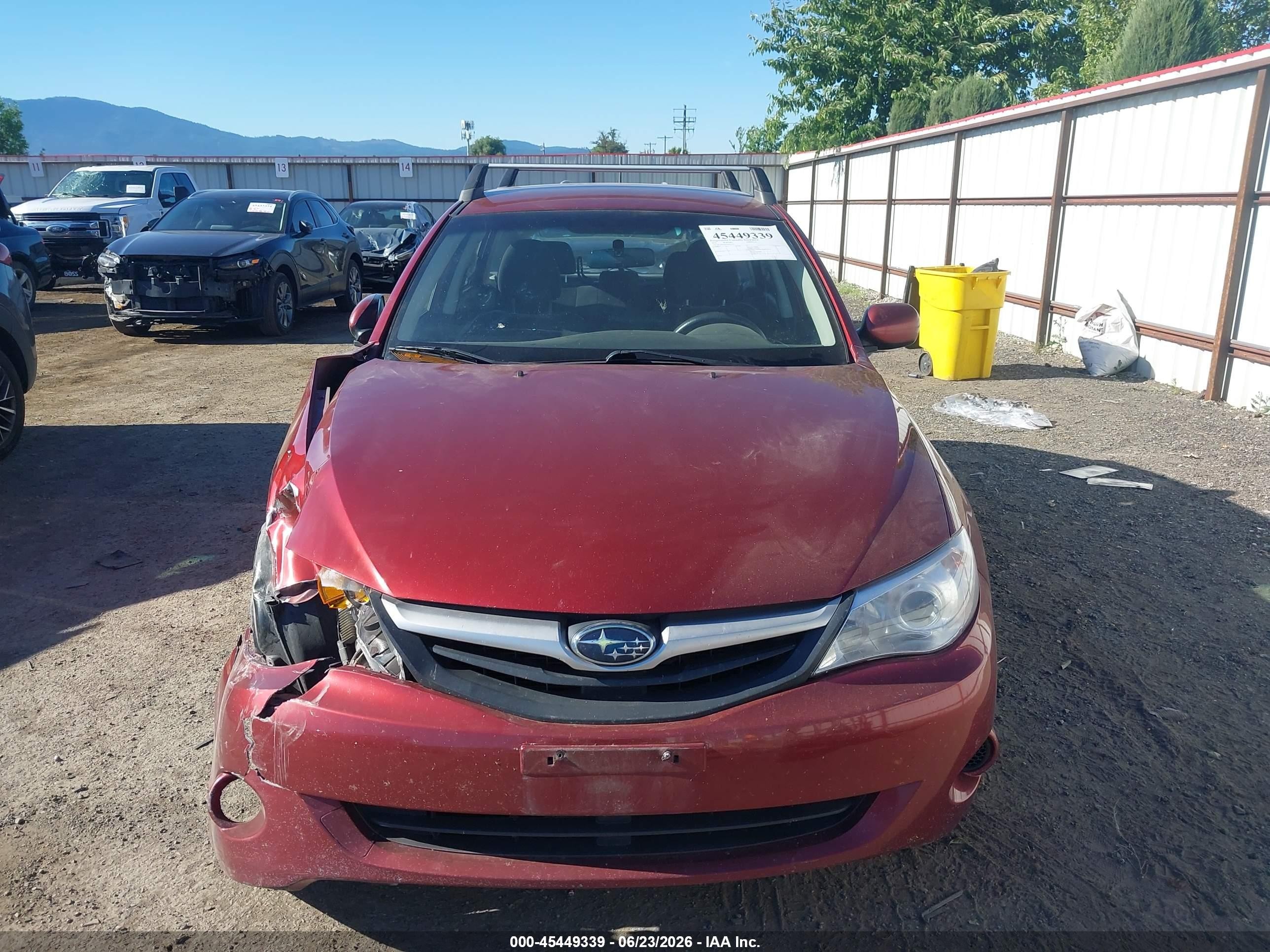 2010 Subaru Impreza 2.5i Темно-бордовый vin: JF1GH6A63AH822572