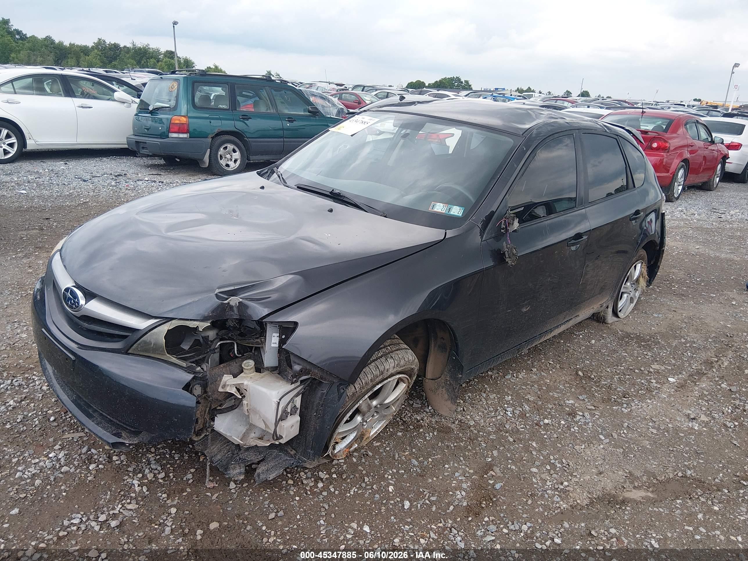 2011 Subaru Impreza 2.5i Черный vin: JF1GH6A63BG802412