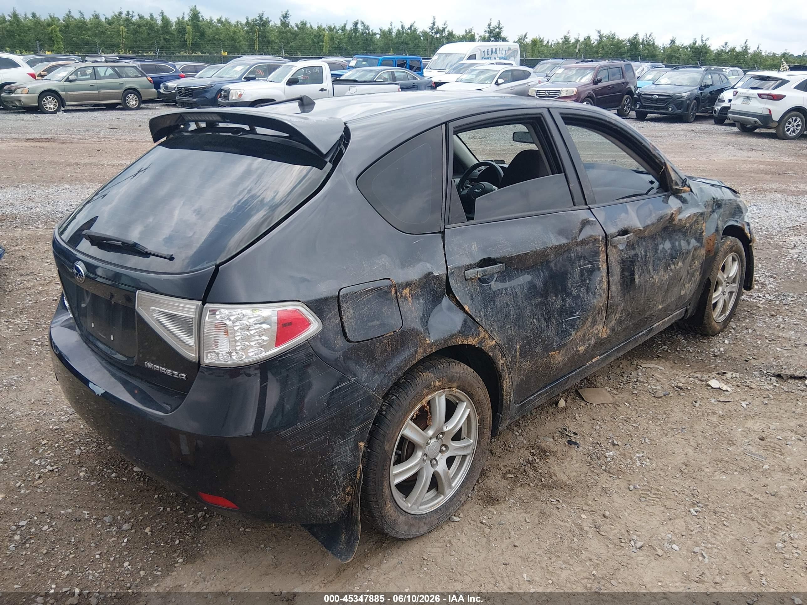 2011 Subaru Impreza 2.5i Черный vin: JF1GH6A63BG802412