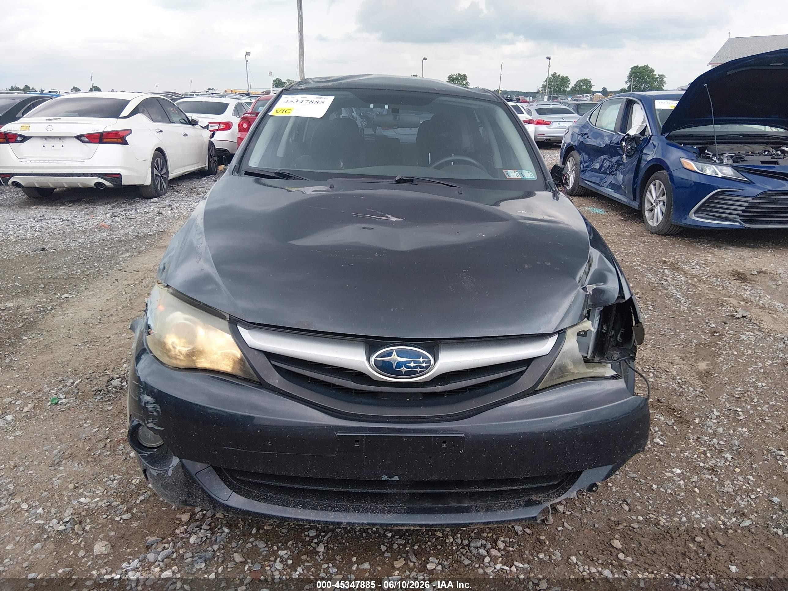 2011 Subaru Impreza 2.5i Черный vin: JF1GH6A63BG802412