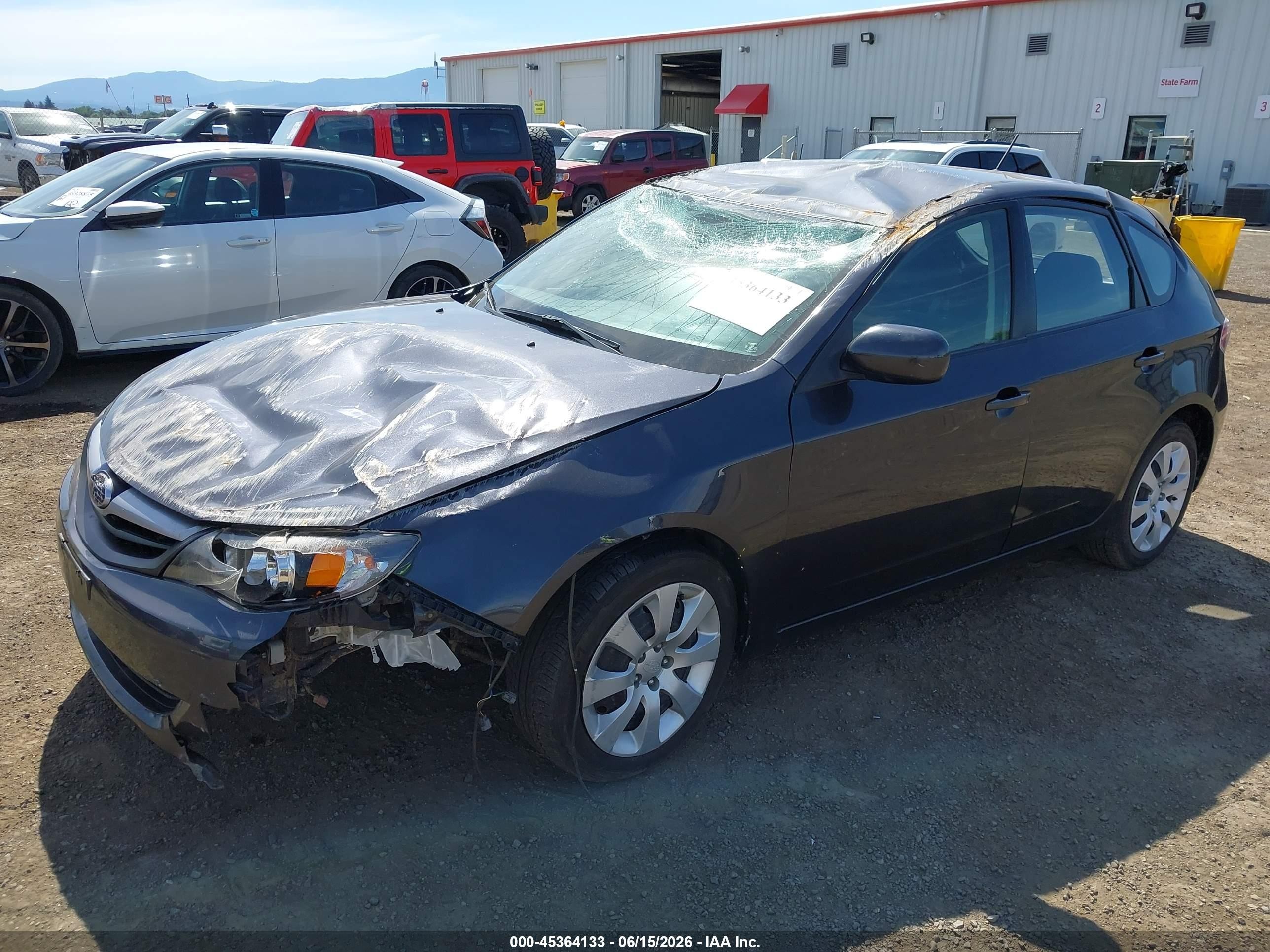 2010 Subaru Impreza 2.5i Серый vin: JF1GH6A65AH801898