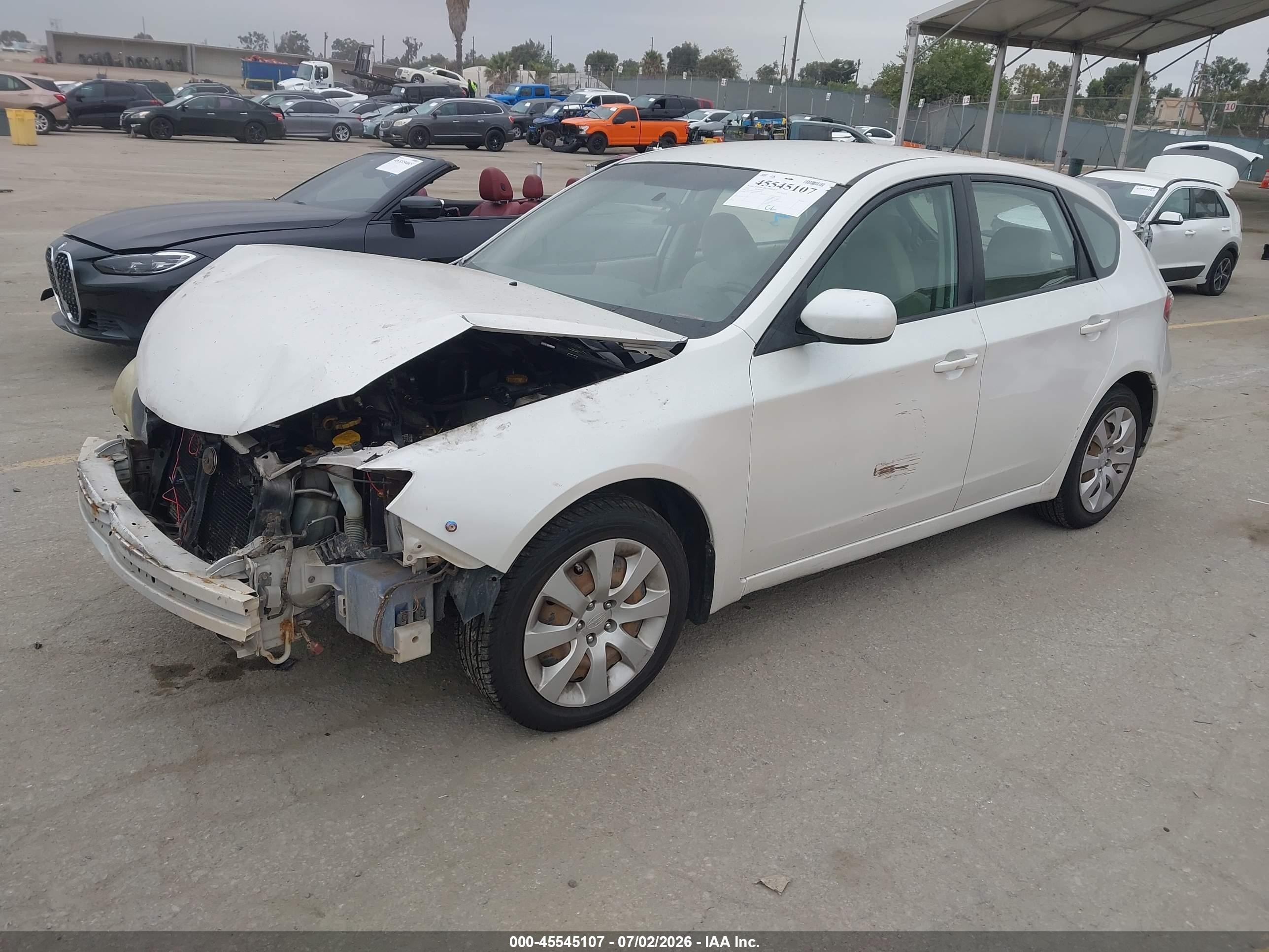 2010 Subaru Impreza 2.5i Белый vin: JF1GH6A68AG810794