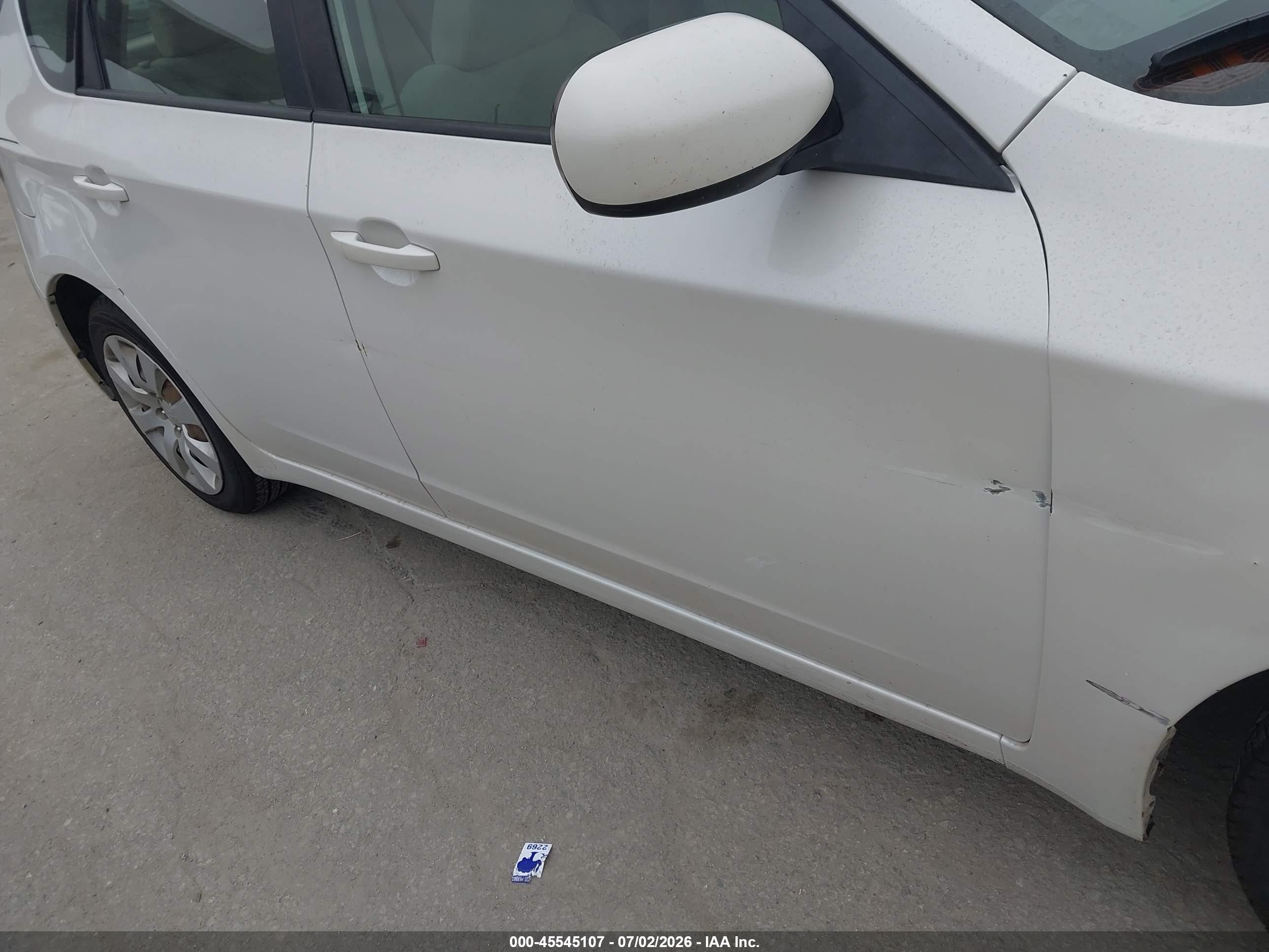 2010 Subaru Impreza 2.5i Белый vin: JF1GH6A68AG810794