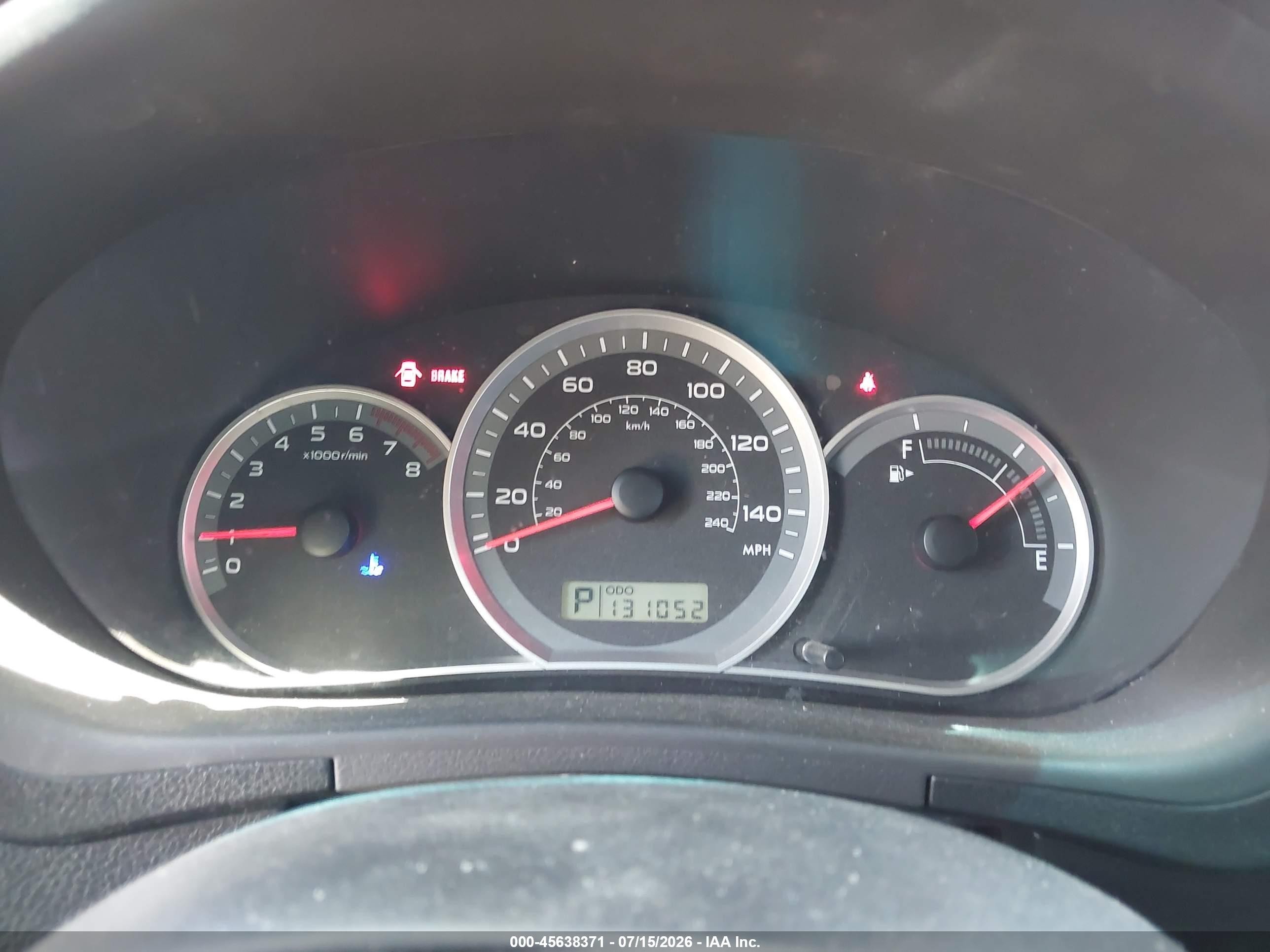 2010 Subaru Impreza 2.5i Red vin: JF1GH6A68AH819716