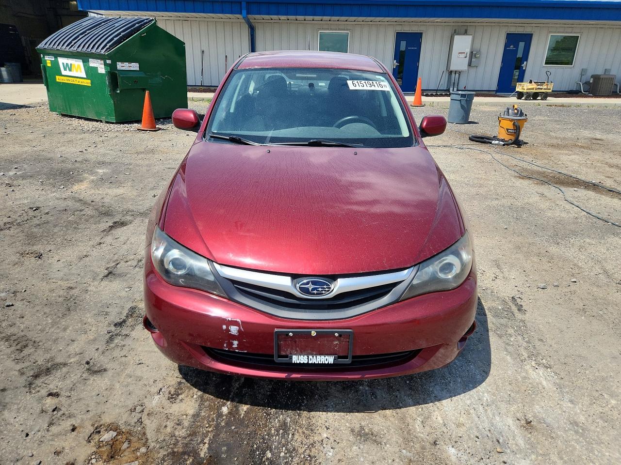 2011 Subaru Impreza 2.5i Бордовый vin: JF1GH6A68BH820088