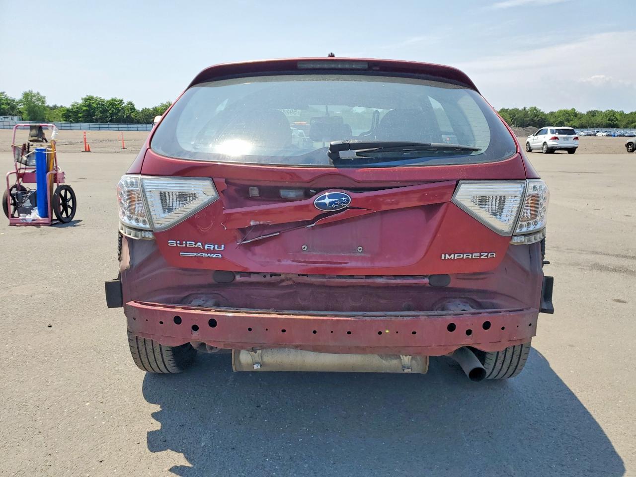 2011 Subaru Impreza 2.5i Maroon vin: JF1GH6A68BH830765