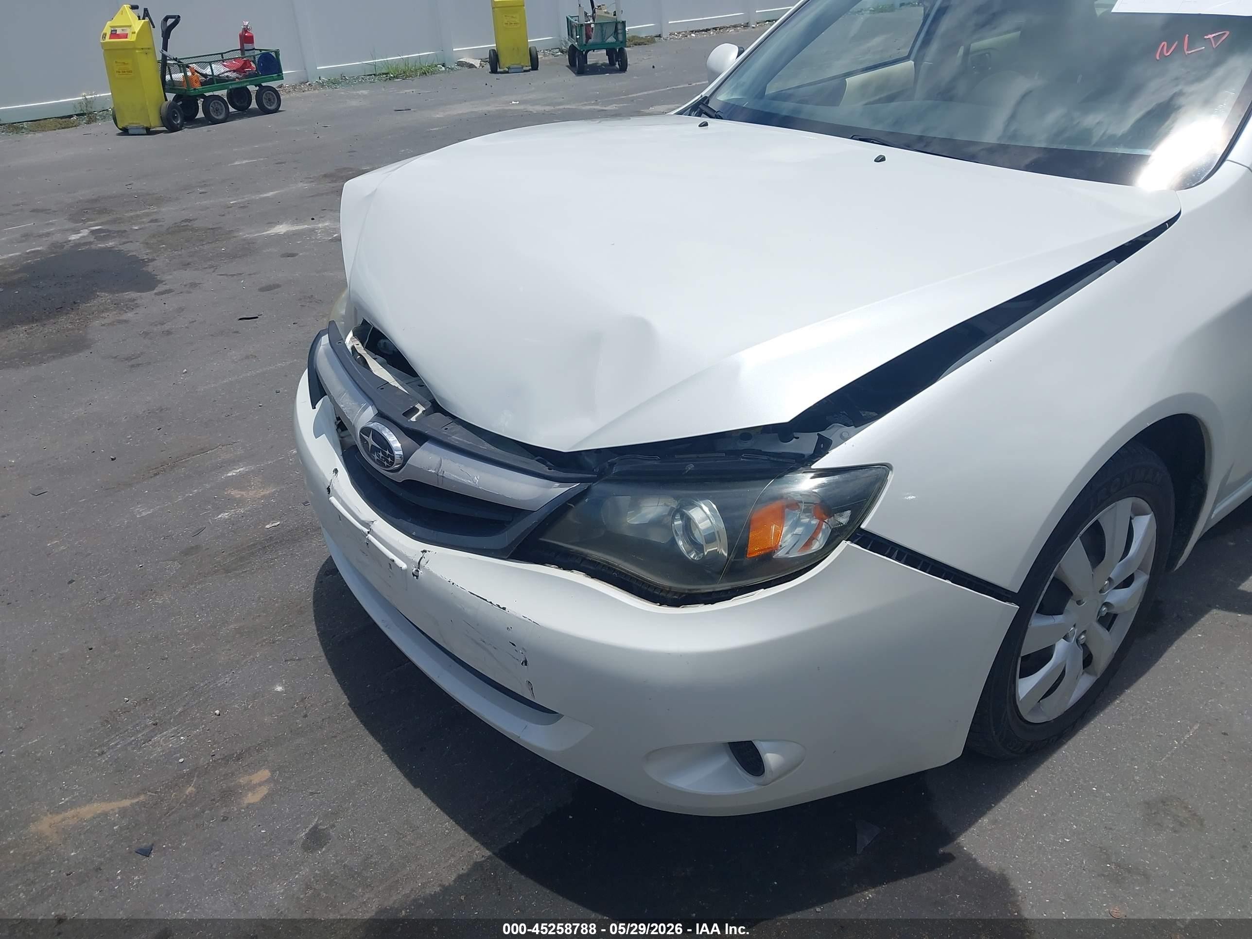 2011 Subaru Impreza 2.5i White vin: JF1GH6A68BH830782