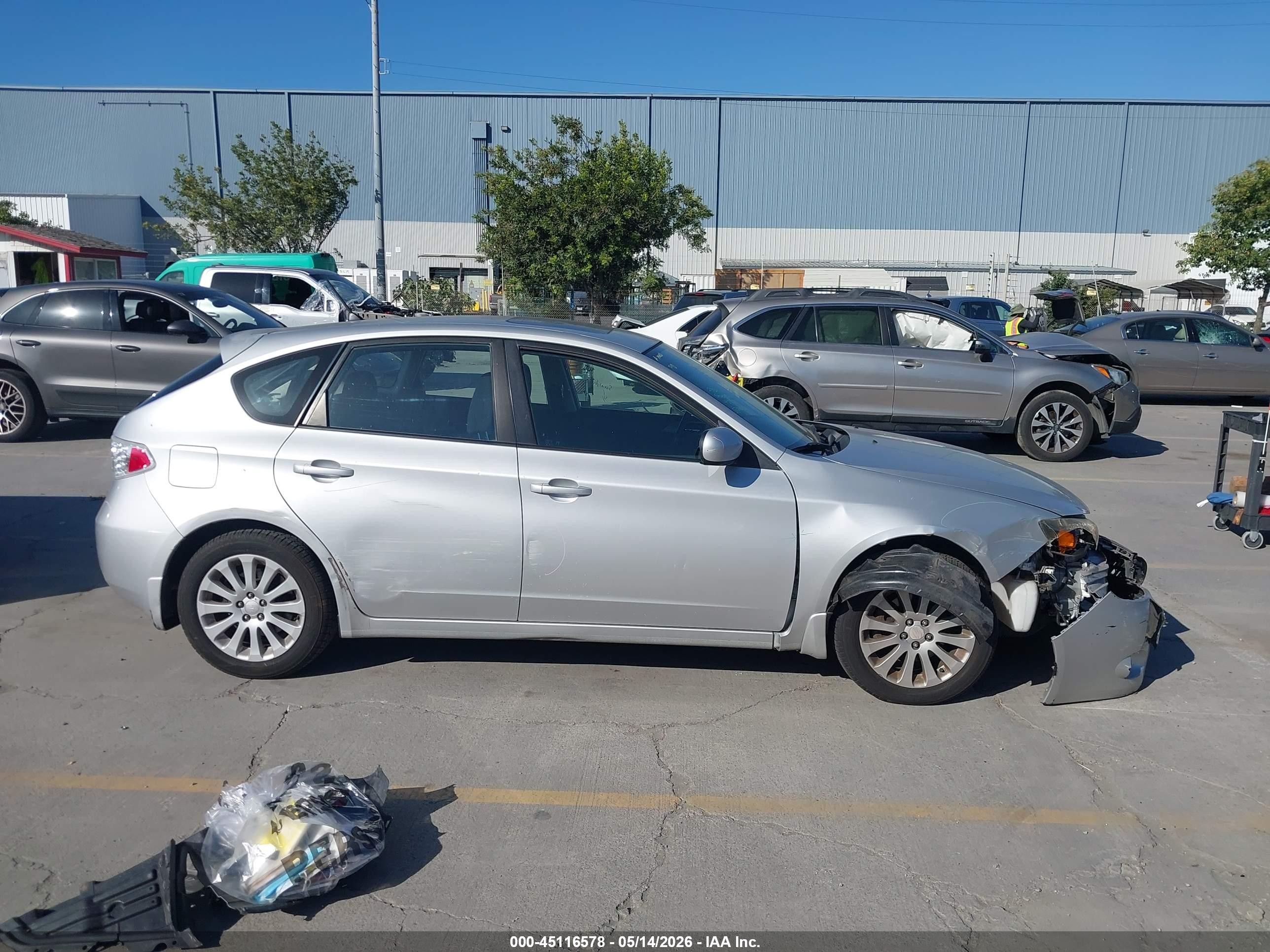 2010 Subaru Impreza 2.5i Premium Gray vin: JF1GH6B60AH805730