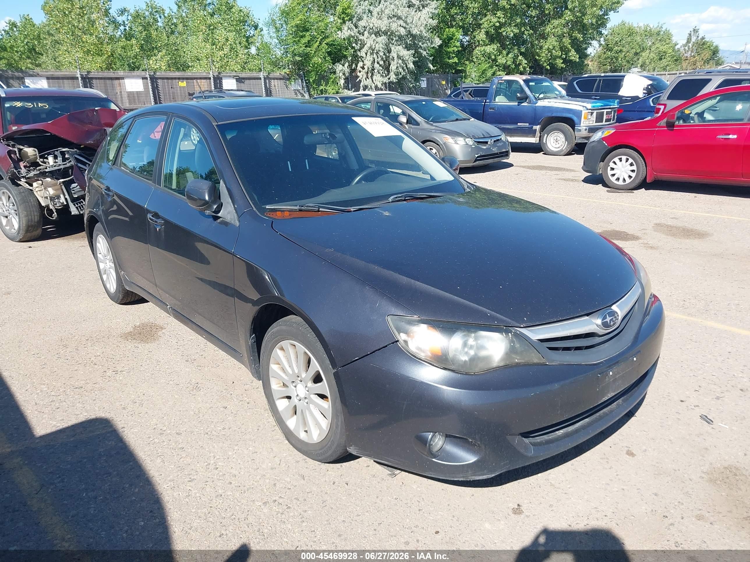 2010 Subaru Impreza 2.5i Premium Black vin: JF1GH6B61AH820009