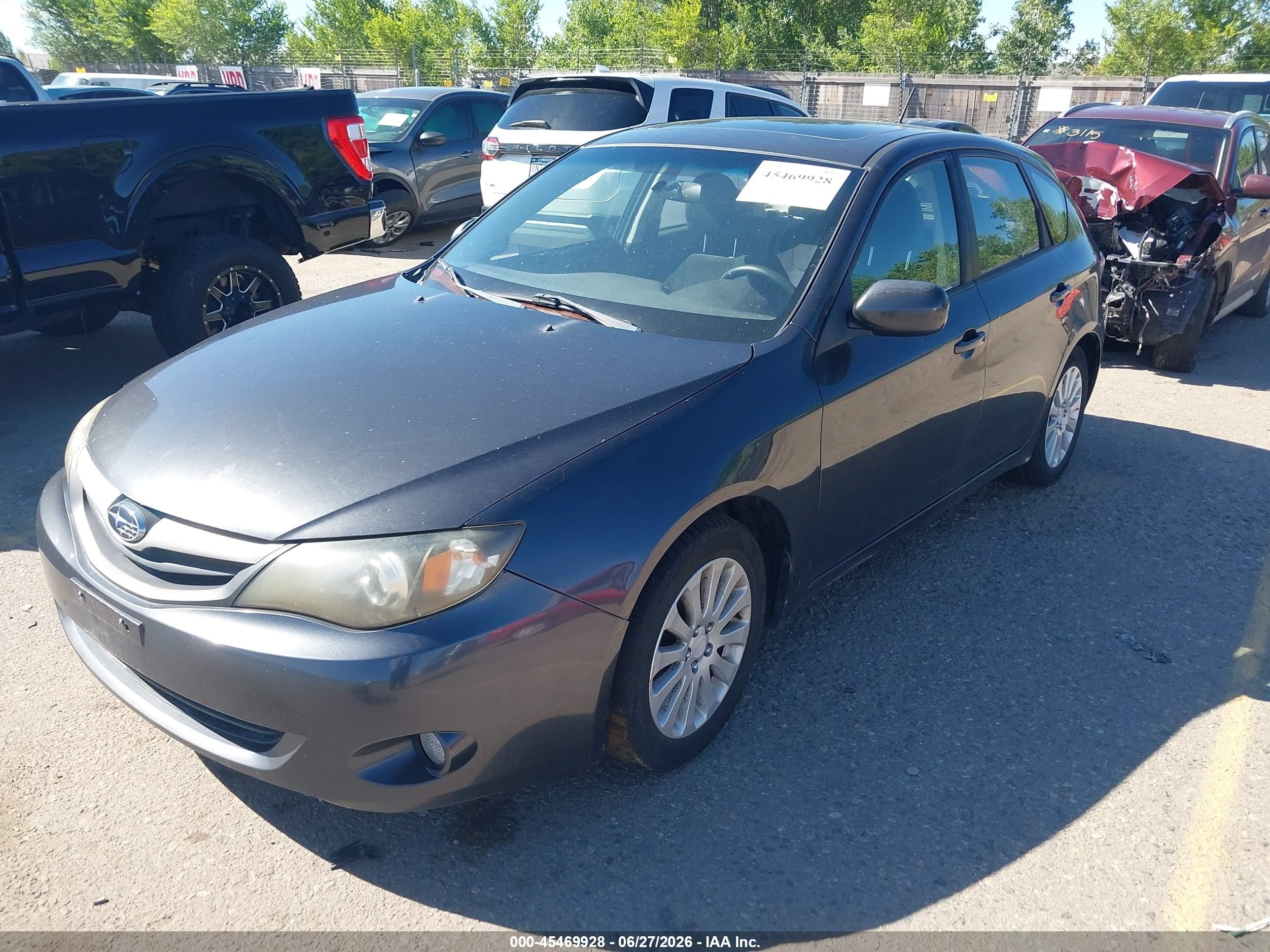 2010 Subaru Impreza 2.5i Premium Black vin: JF1GH6B61AH820009