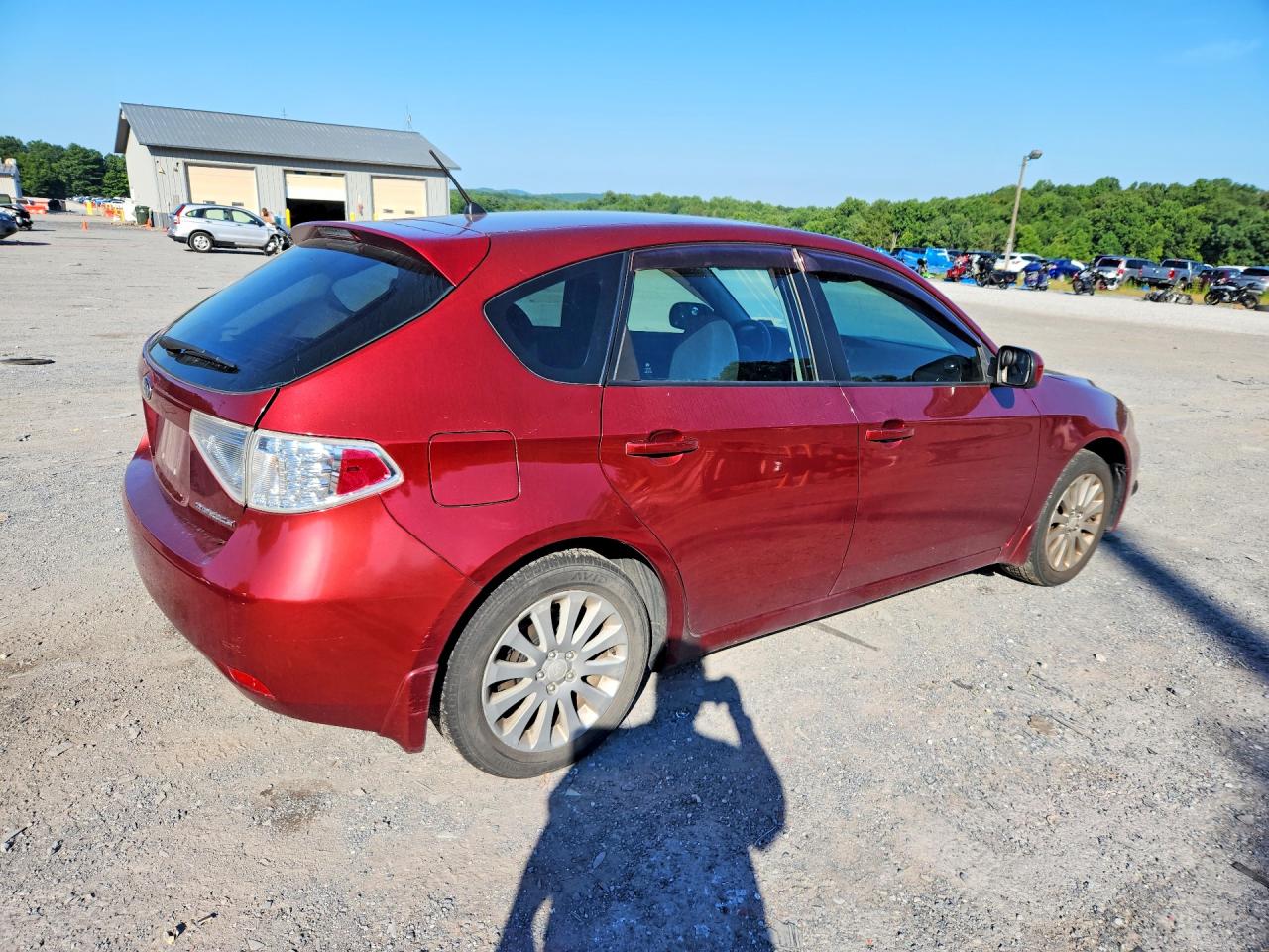 2011 Subaru Impreza 2.5i Premium Maroon vin: JF1GH6B62BH817511