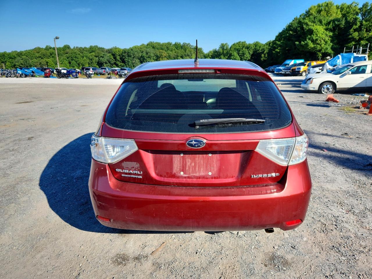 2011 Subaru Impreza 2.5i Premium Maroon vin: JF1GH6B62BH817511